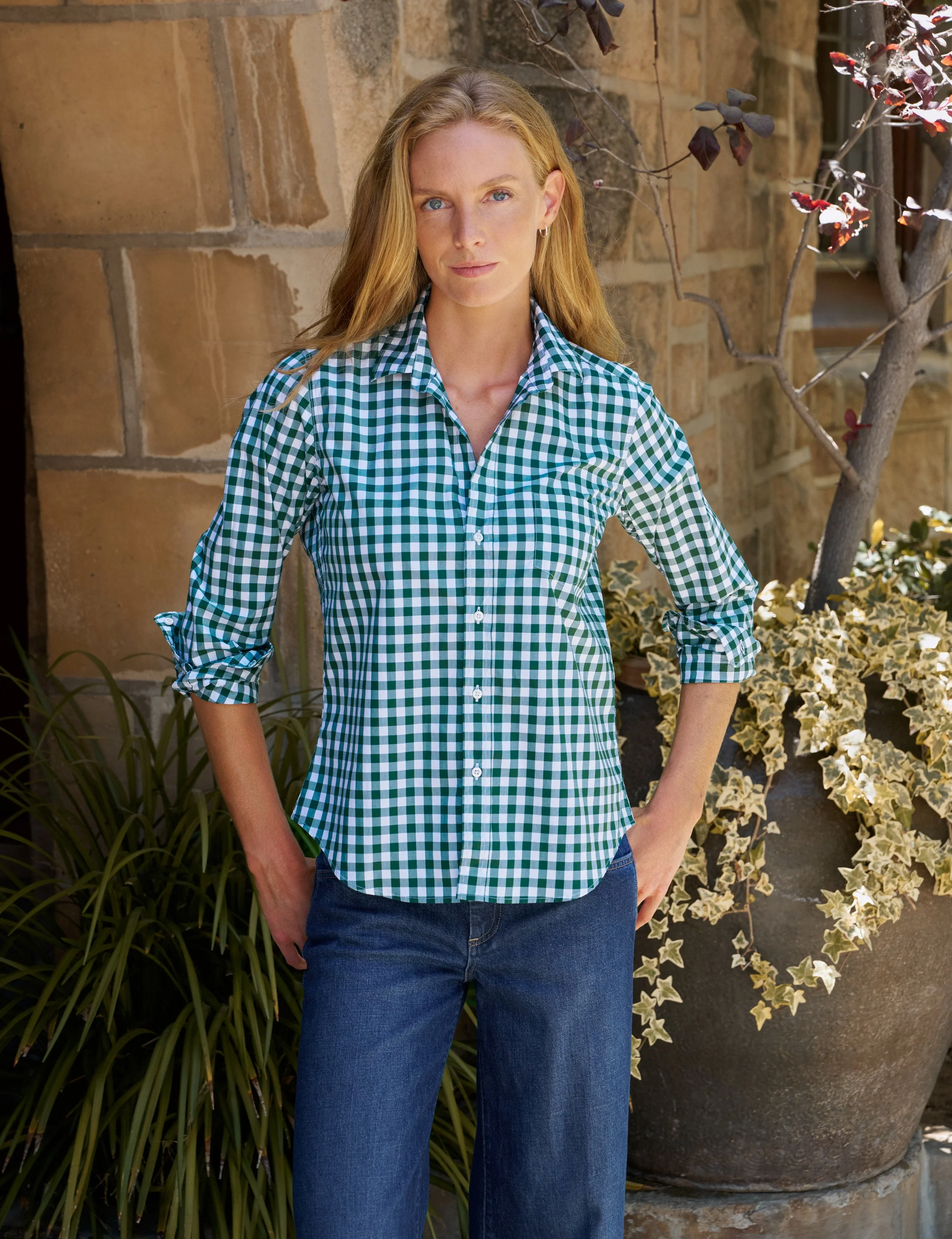 Tailored Button-Up Shirt - 1