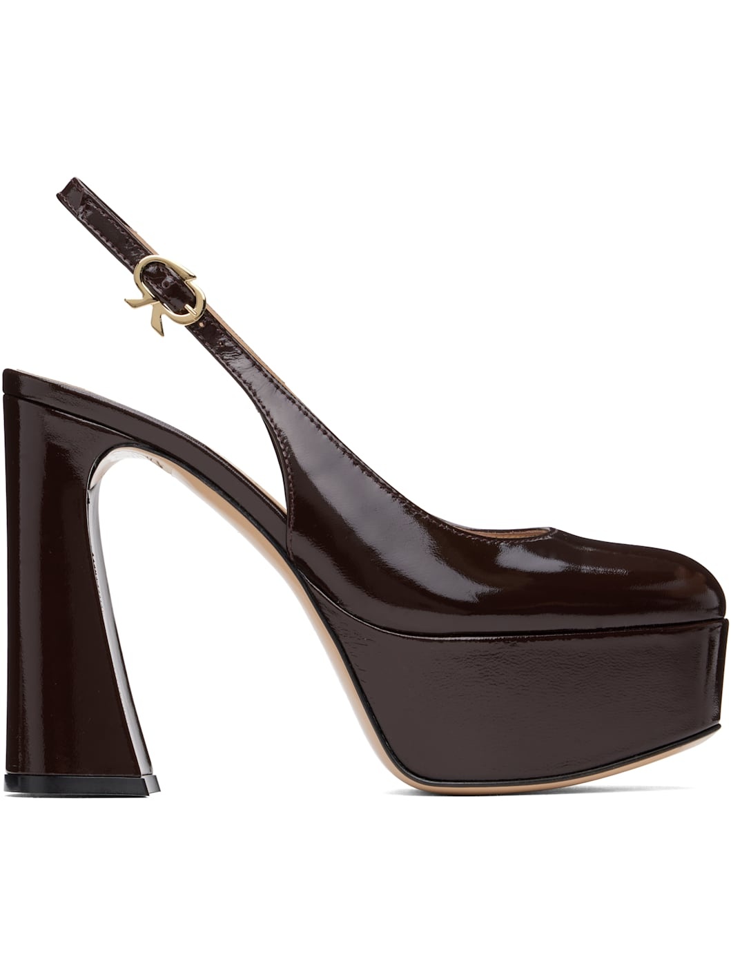 Burgundy Bessie Heels - 1