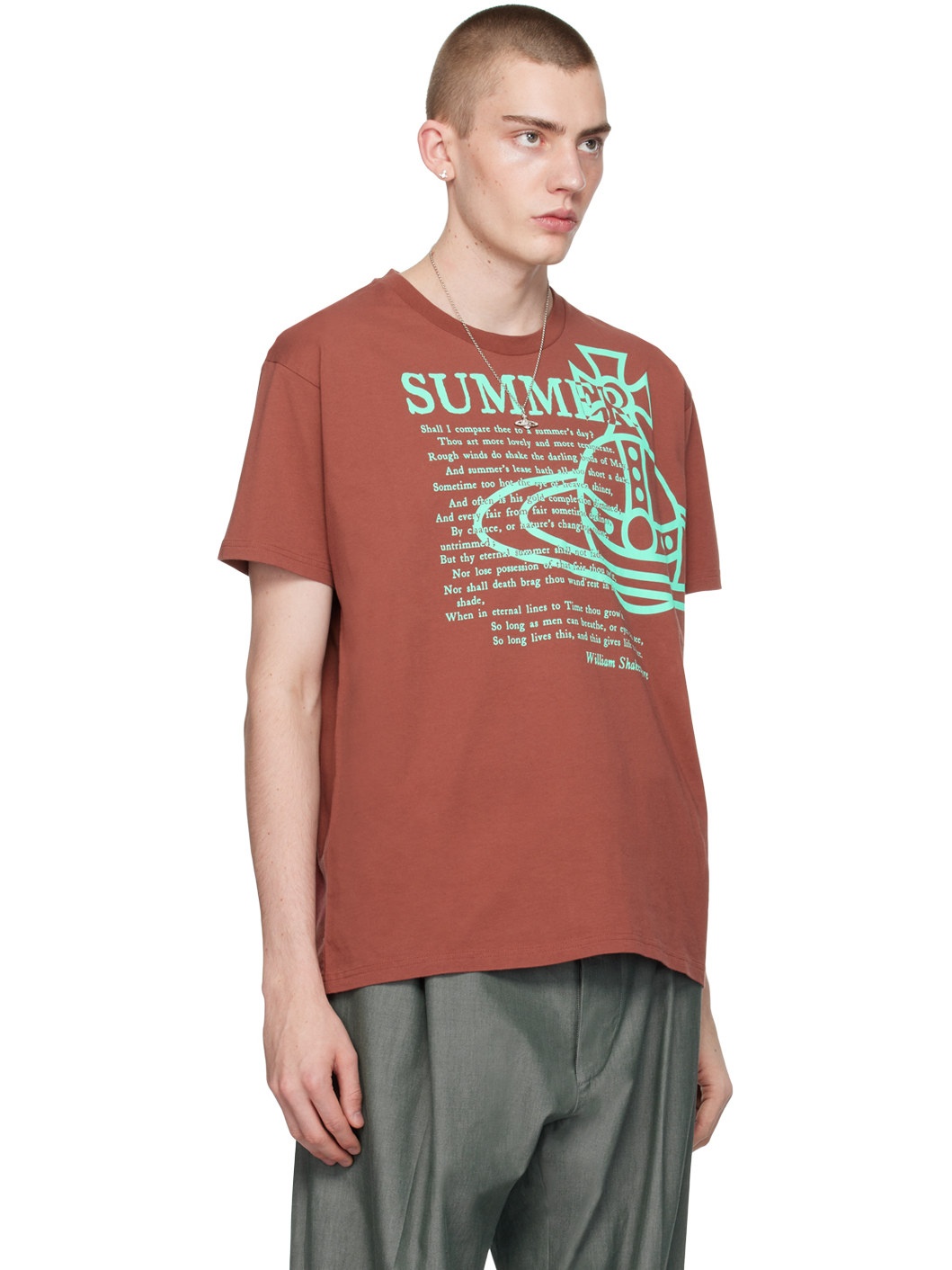 Brown Summer Classic T-Shirt - 2