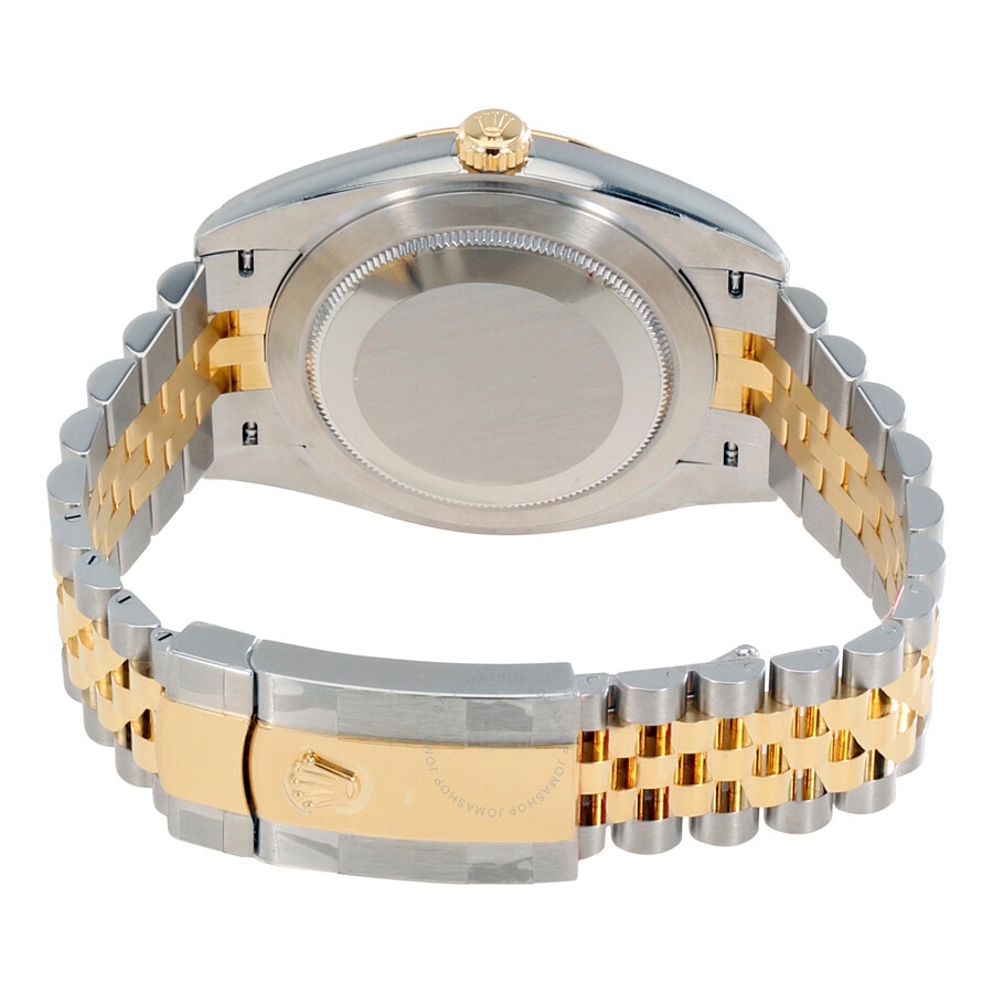 Rolex Datejust 41 Black Diamond Dial Steel and 18K Yellow Gold Jubilee Men's Watch 126303BKDJ - 3