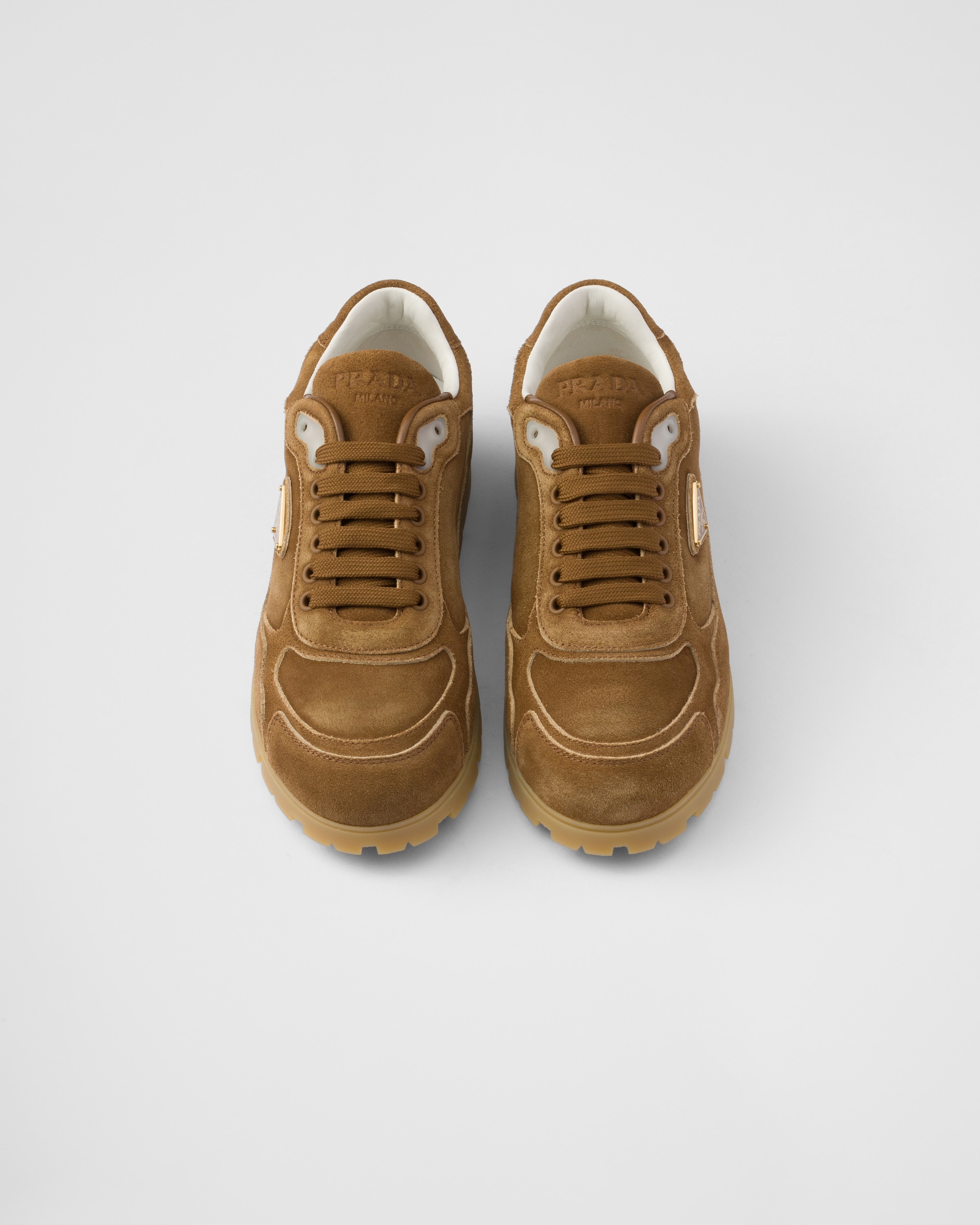 Prada Faded suede sneakers | REVERSIBLE