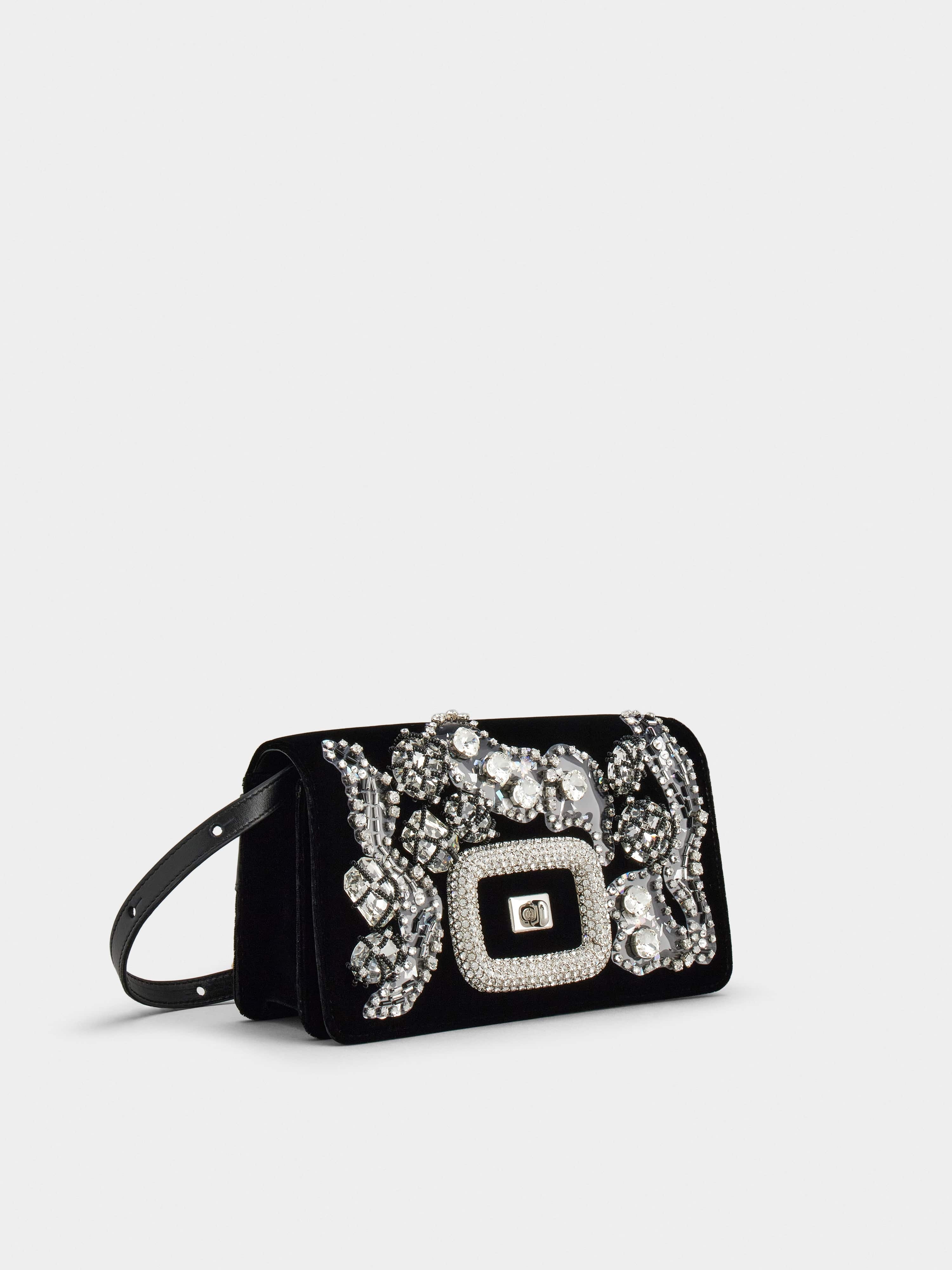 Viv' Choc Shine Camouflage Mini Bag in Velvet - 3