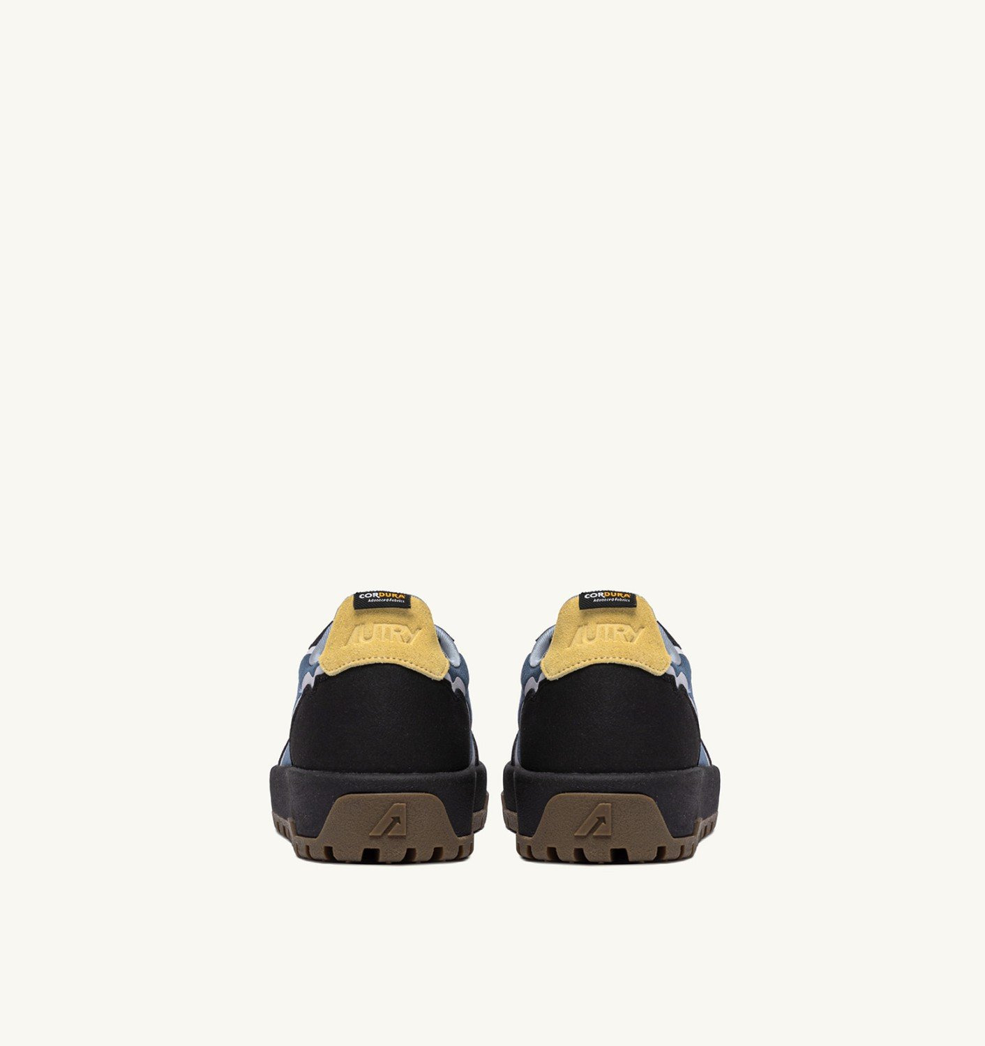 WILDPACE LOW SNEAKERS IN RIPSTOP NYLON AND LEATHER COLOR DARK BLUE AND BLACK - 4