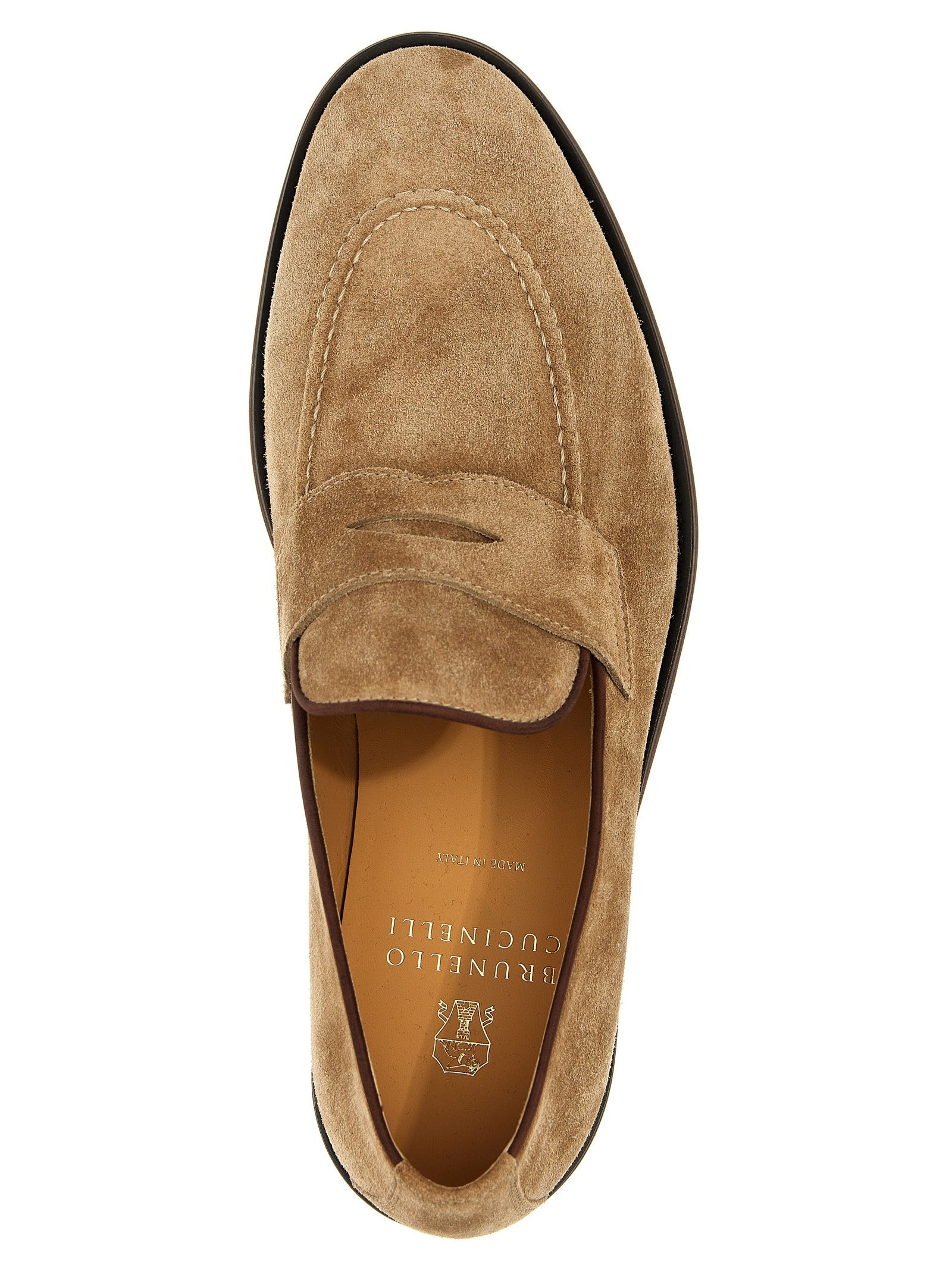 Brunello Cucinelli Men Suede Loafers - 4