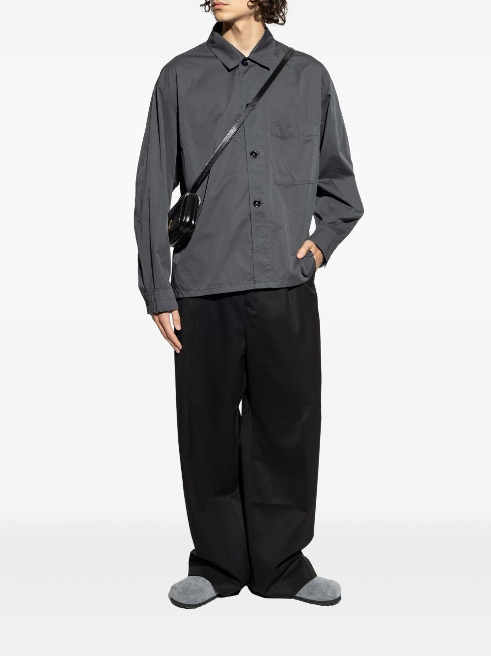 patch-pocket button-down shirt - 2