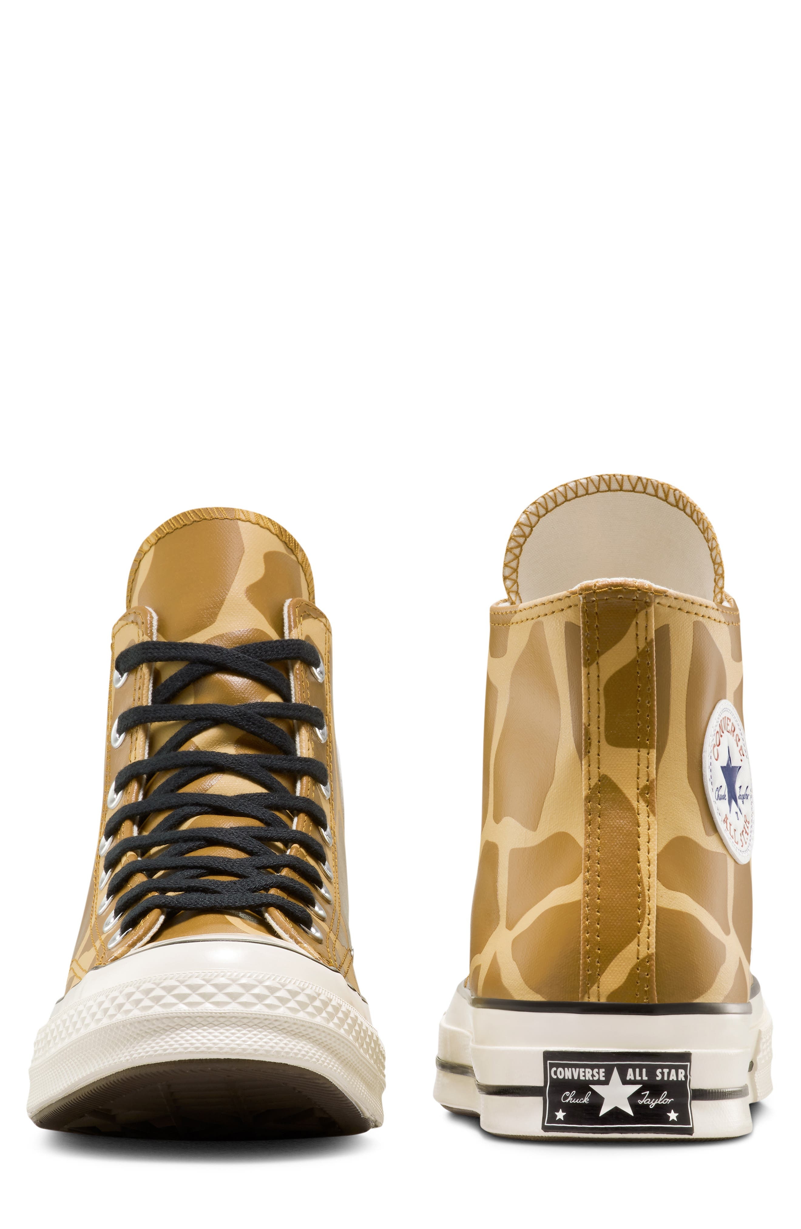 Converse Chuck 70 Glow in the Dark High Top Sneaker in Ginger Snap/Egret/Gold at Nordstrom - 8