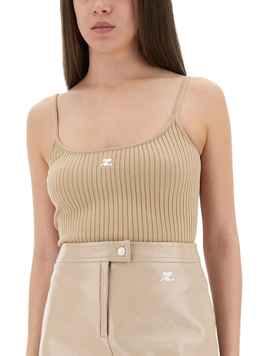 "Reedition" Knit Tank Top - 4