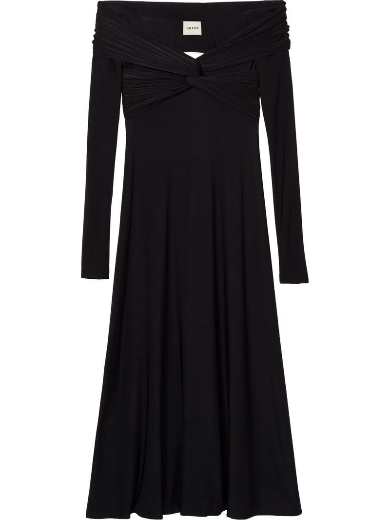 Cerna off-shoulder midi dress 1