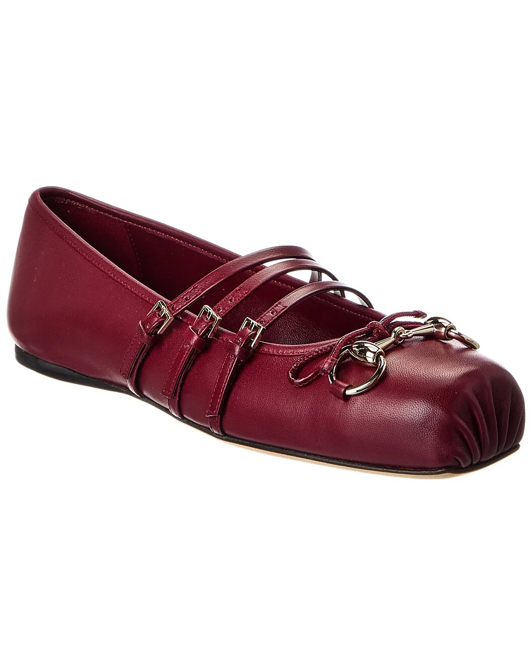Gucci Horsebit Leather Ballet Flat - 1