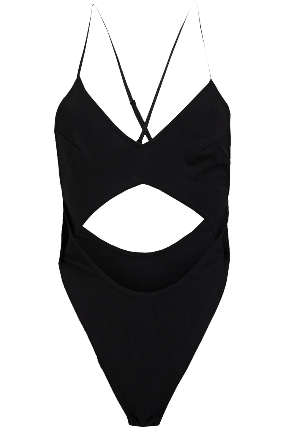 Cutout cotton-jersey bodysuit - 1