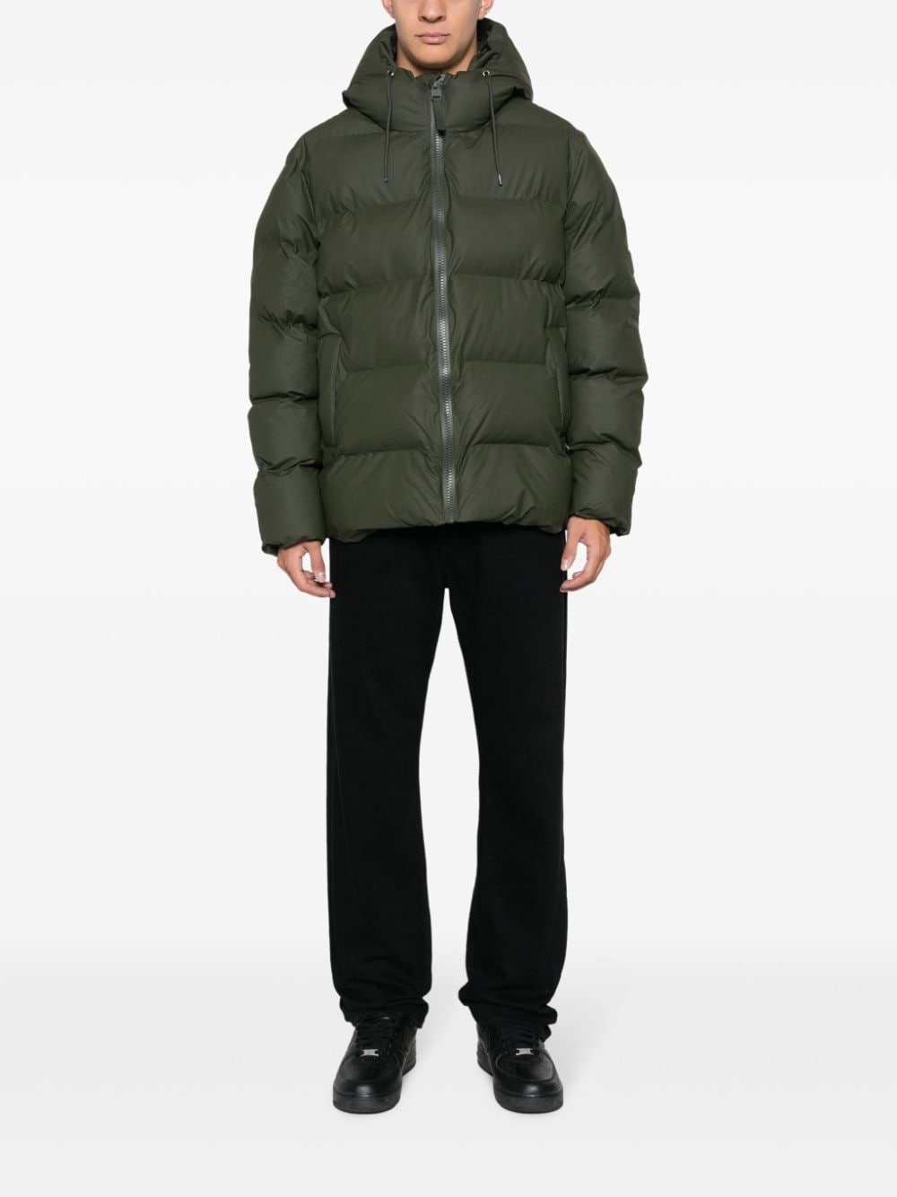 hooded padded jacket - 2
