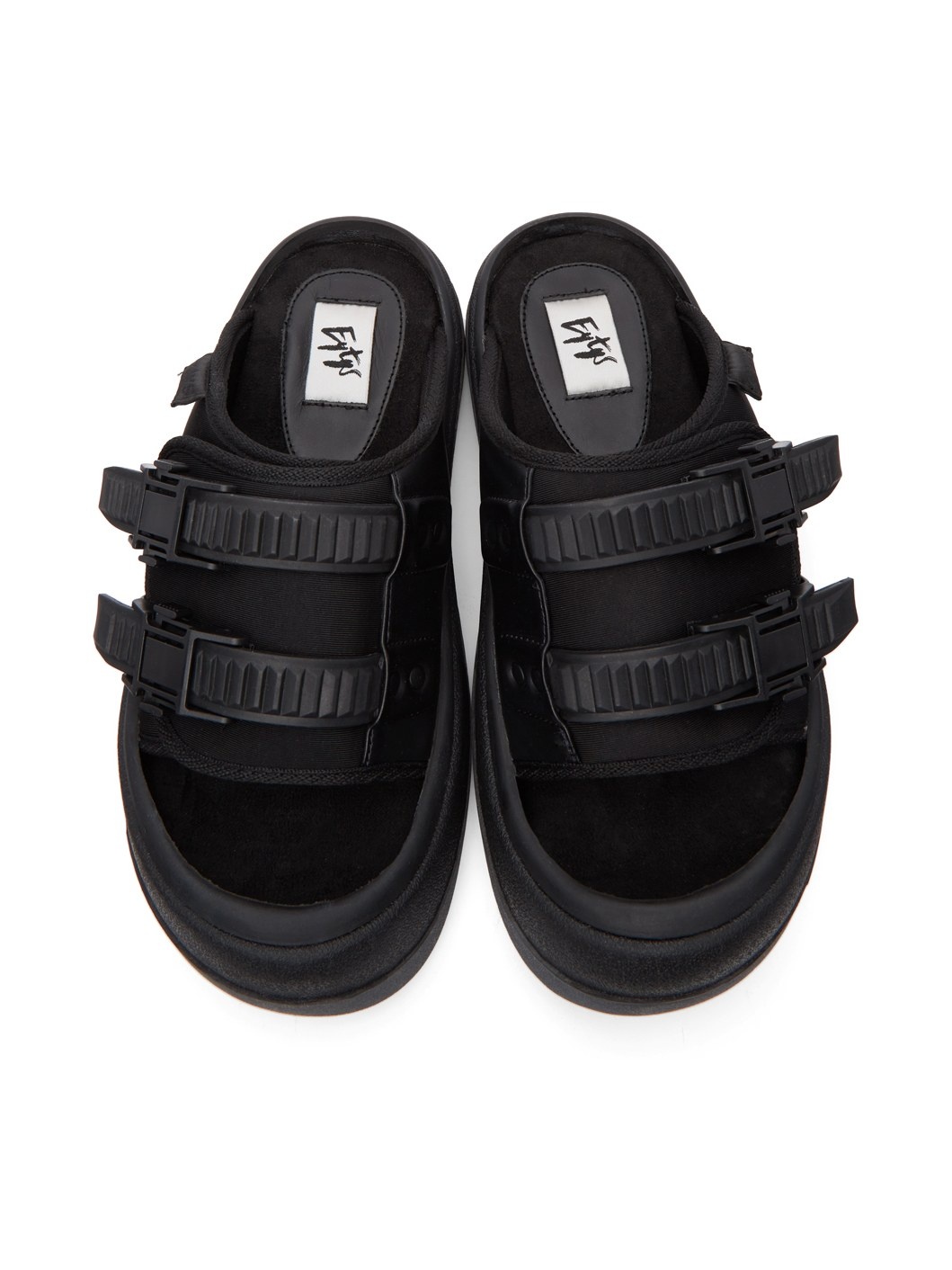 SSENSE Exclusive Black Capri Sandals - 5