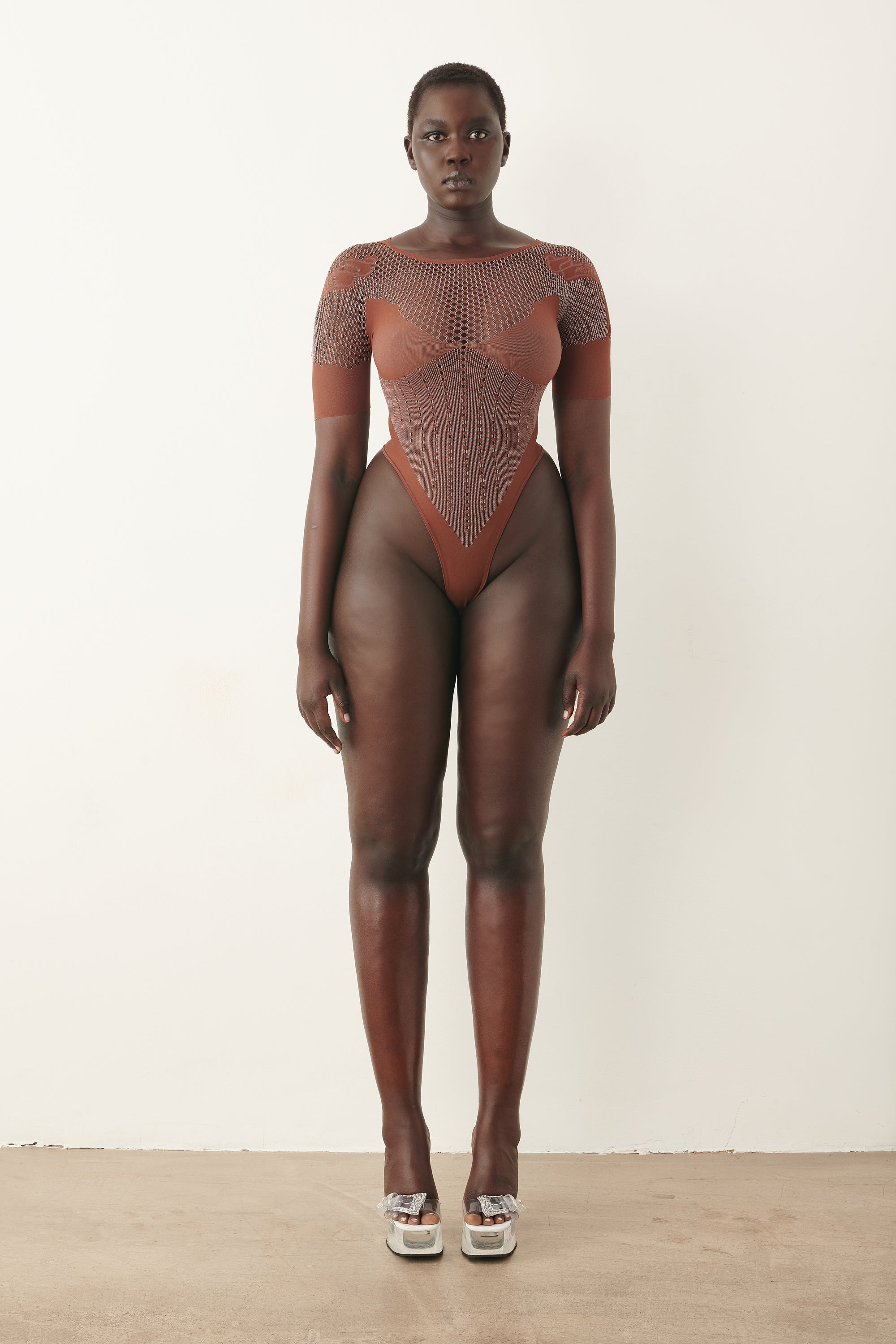VIVIAN BODYSUIT OLD MONEY BROWN - 7