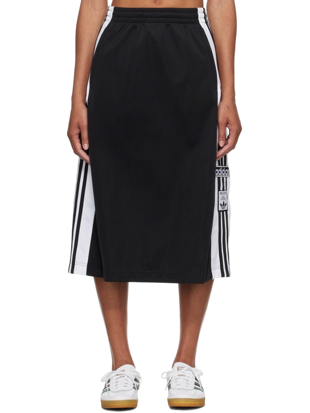 Black Adibreak Midi Skirt - 1