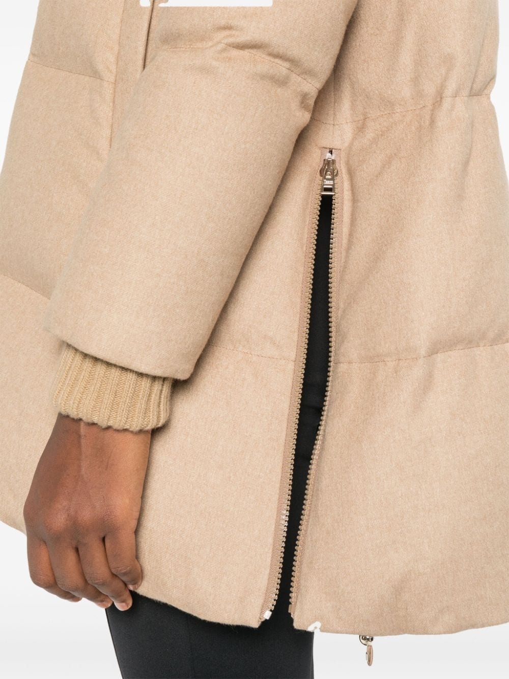 insulated hooded coat - 5