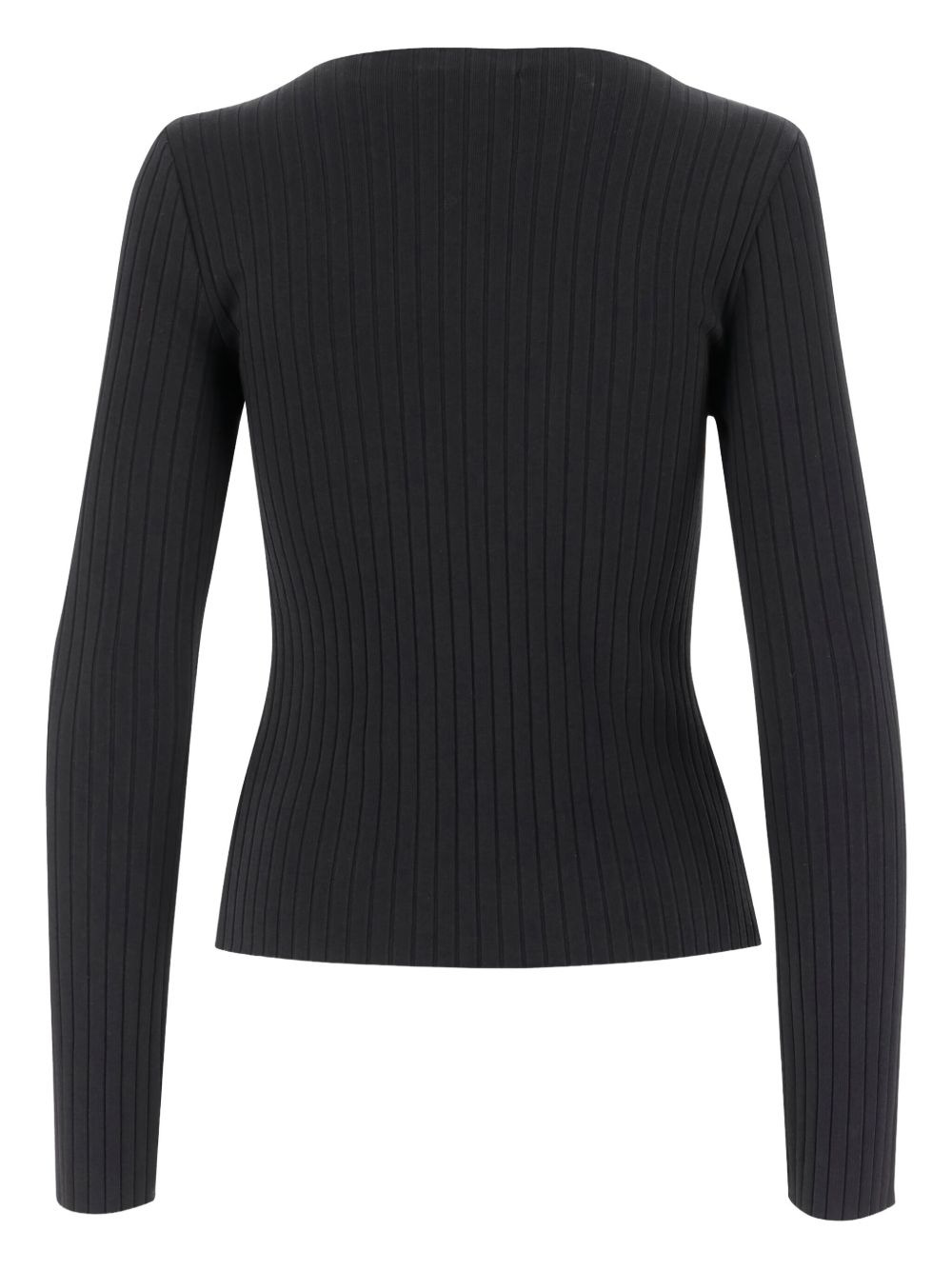 ribbed crew-neck sweater - 2
