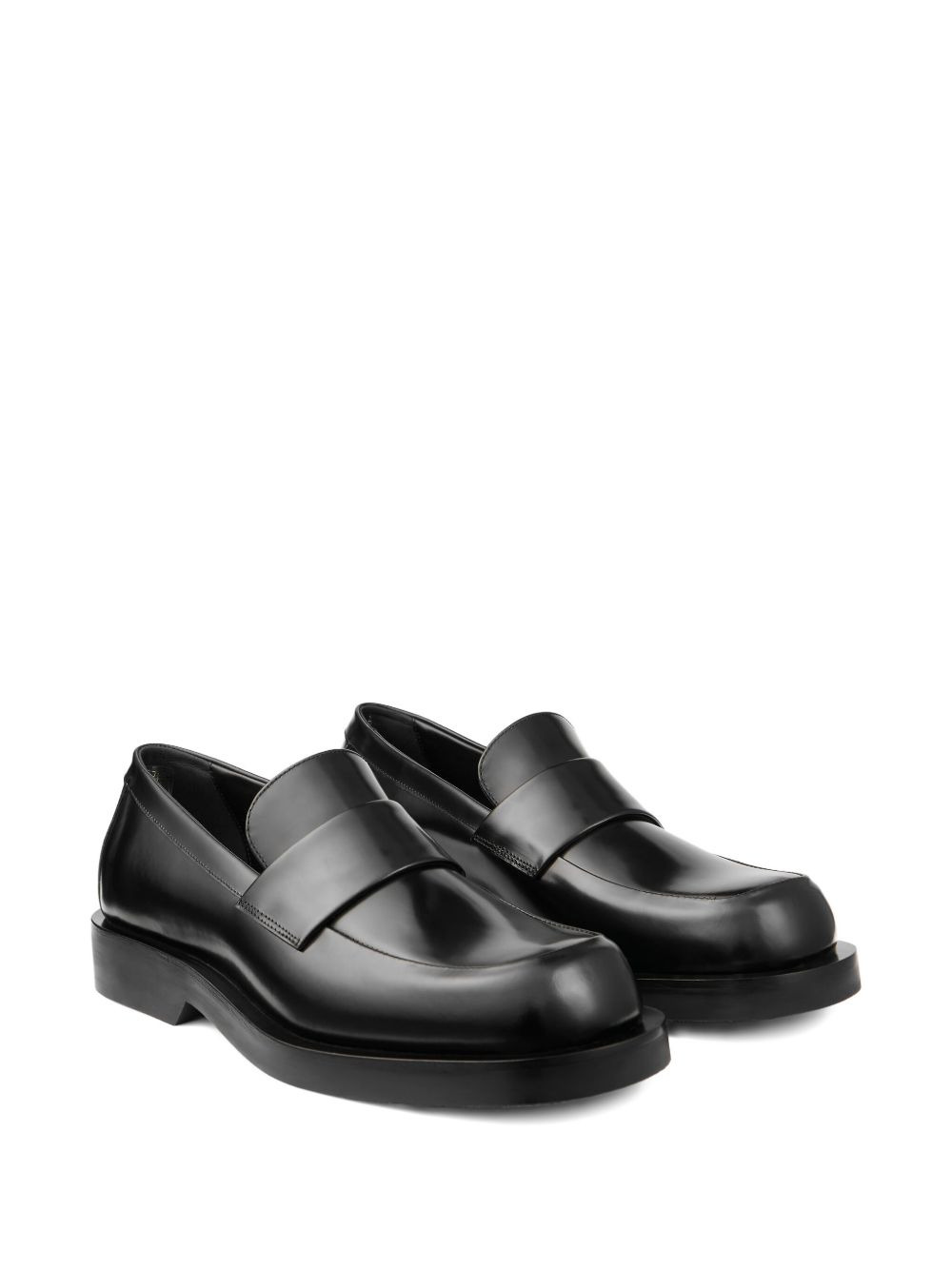 Buff leather loafers - 2
