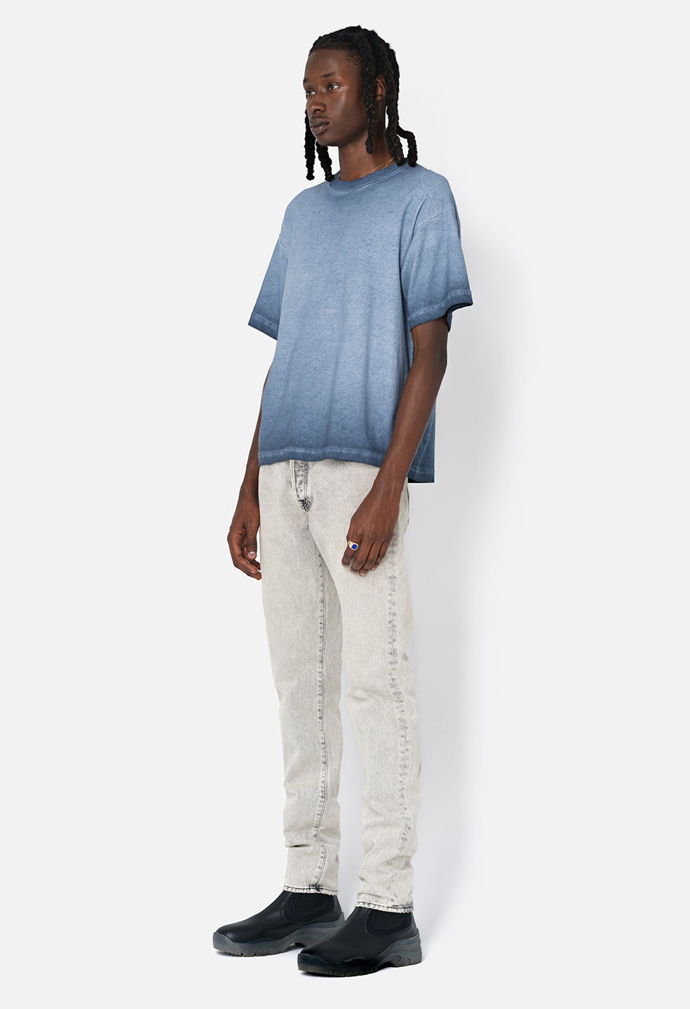 REVERSED CROPPED TEE - 4