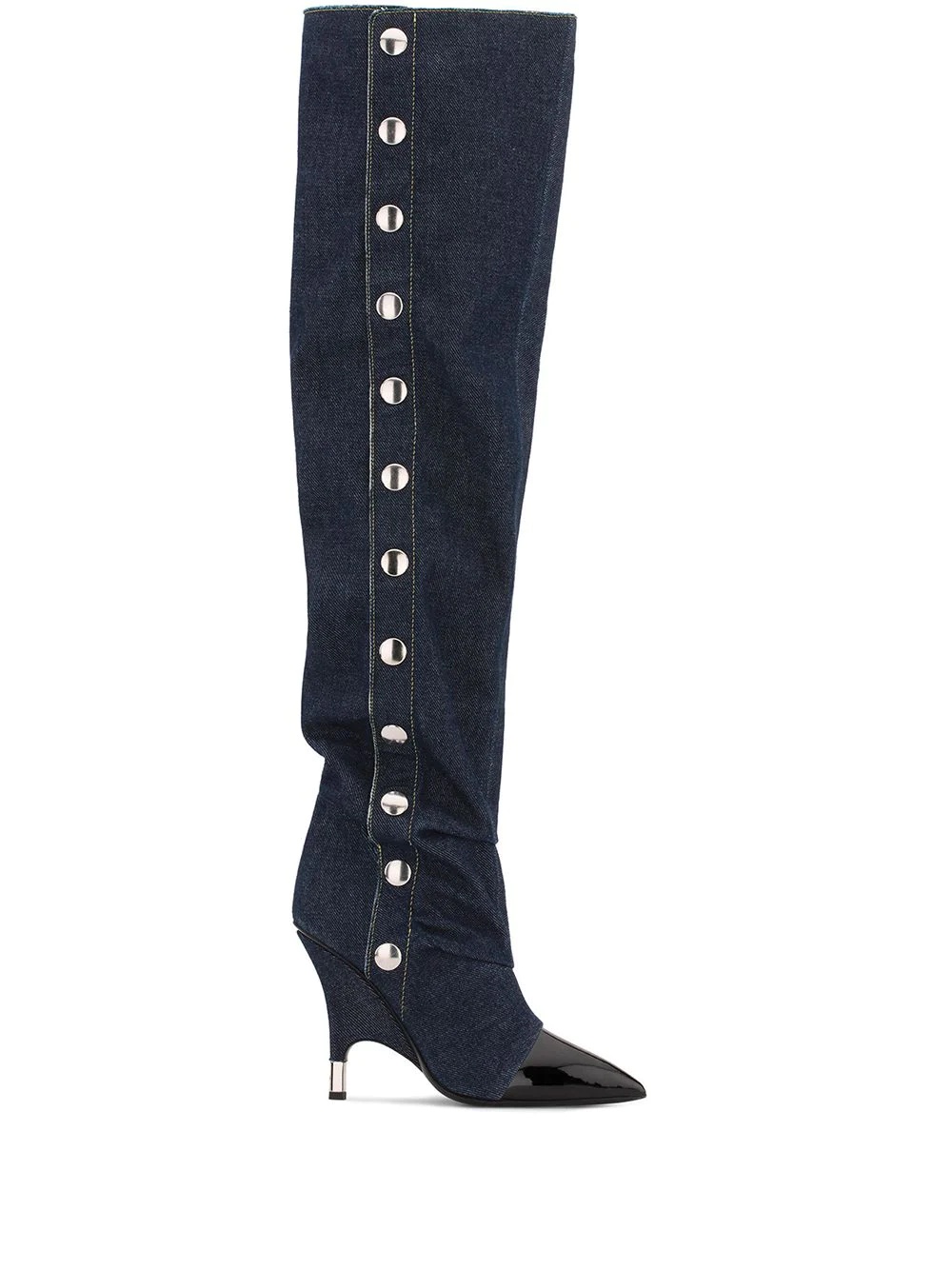 Harper stud-detail knee-high boots - 1