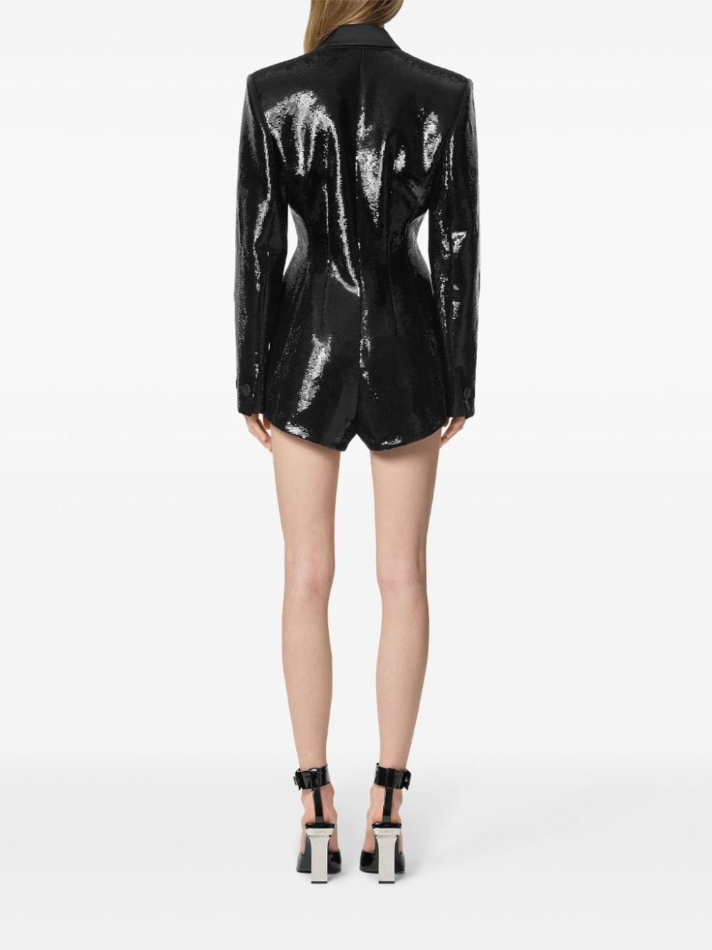 Hourglass embellished playsuit - 3