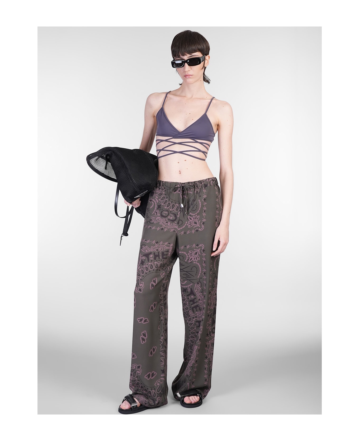 Beachwear In Viola Polyamide - 2