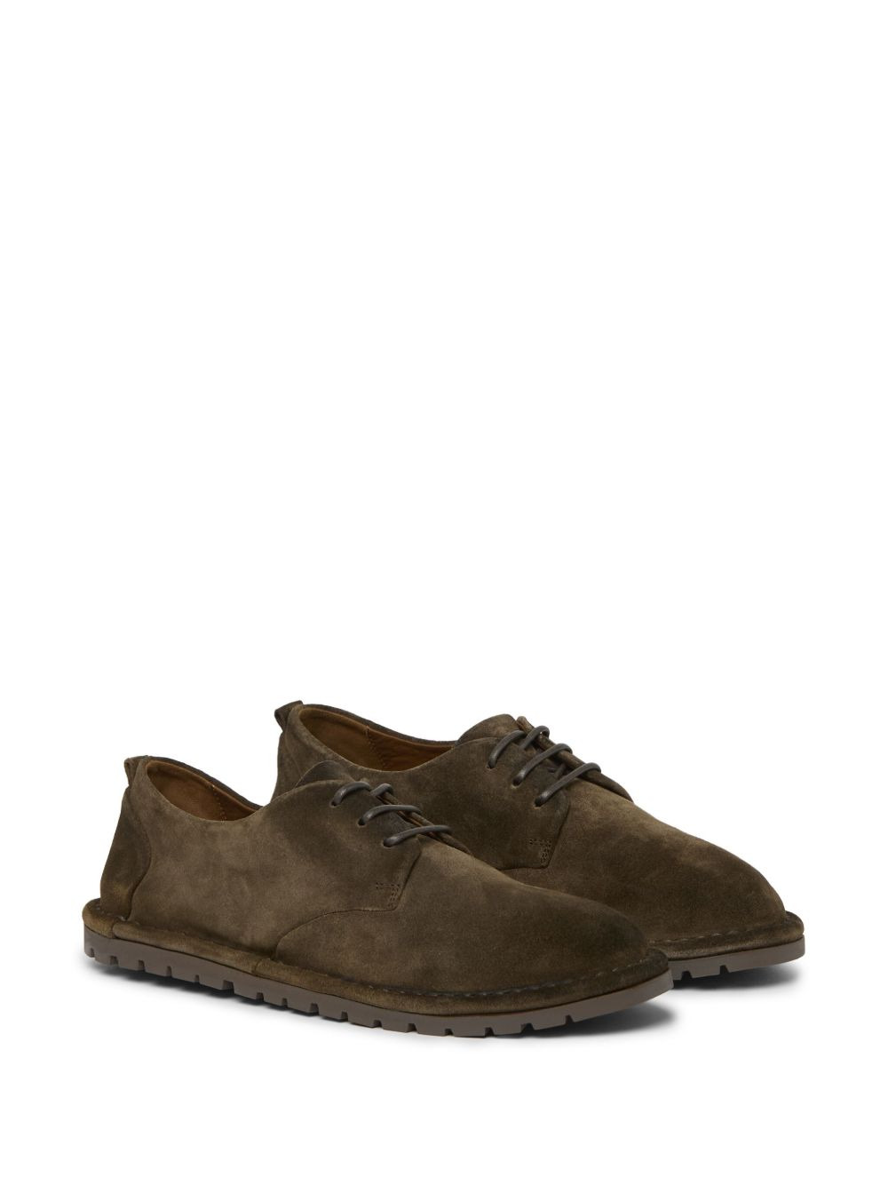 lace-up suede oxford shoes - 2