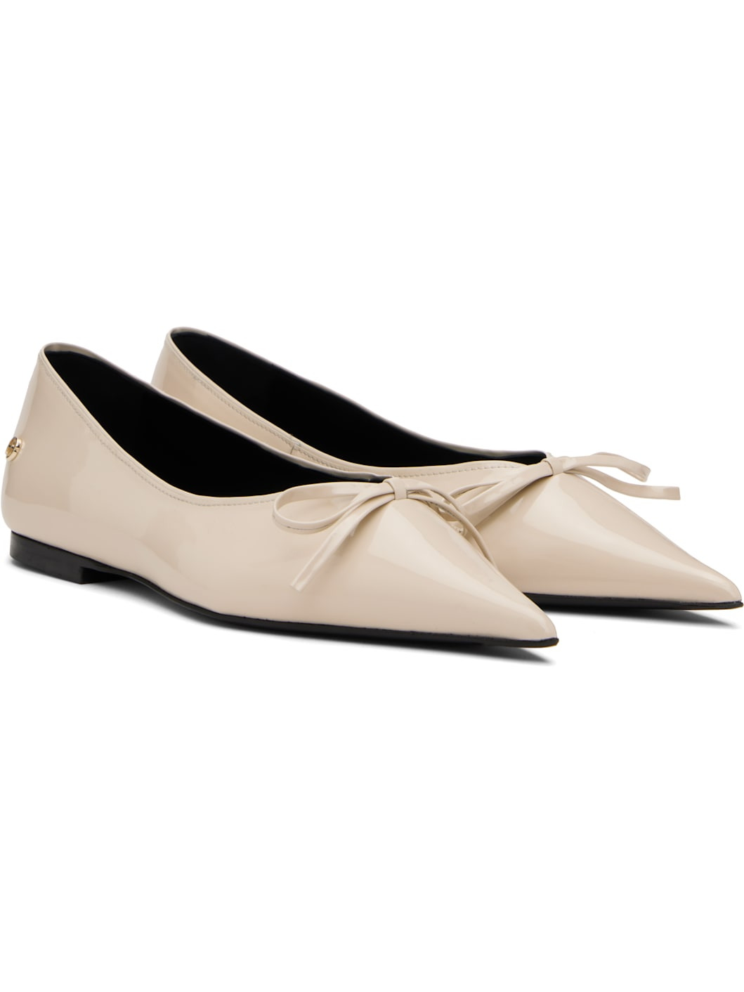 Beige Hilda Ballerina Flats - 4