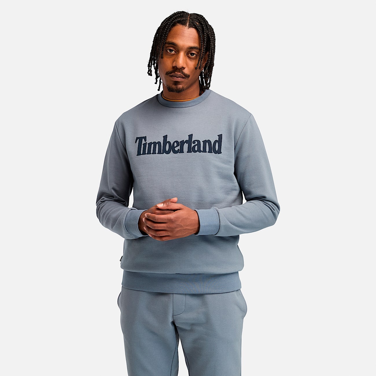 Men's Northwood US Wordmark Logo Brushed Back Crew Neck Sweatshirt - 2