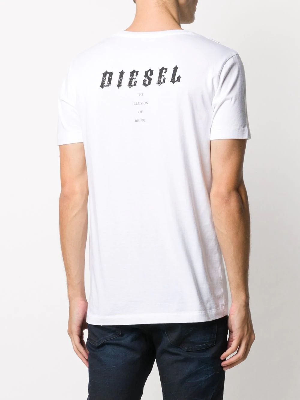 logo print cotton T-shirt - 4