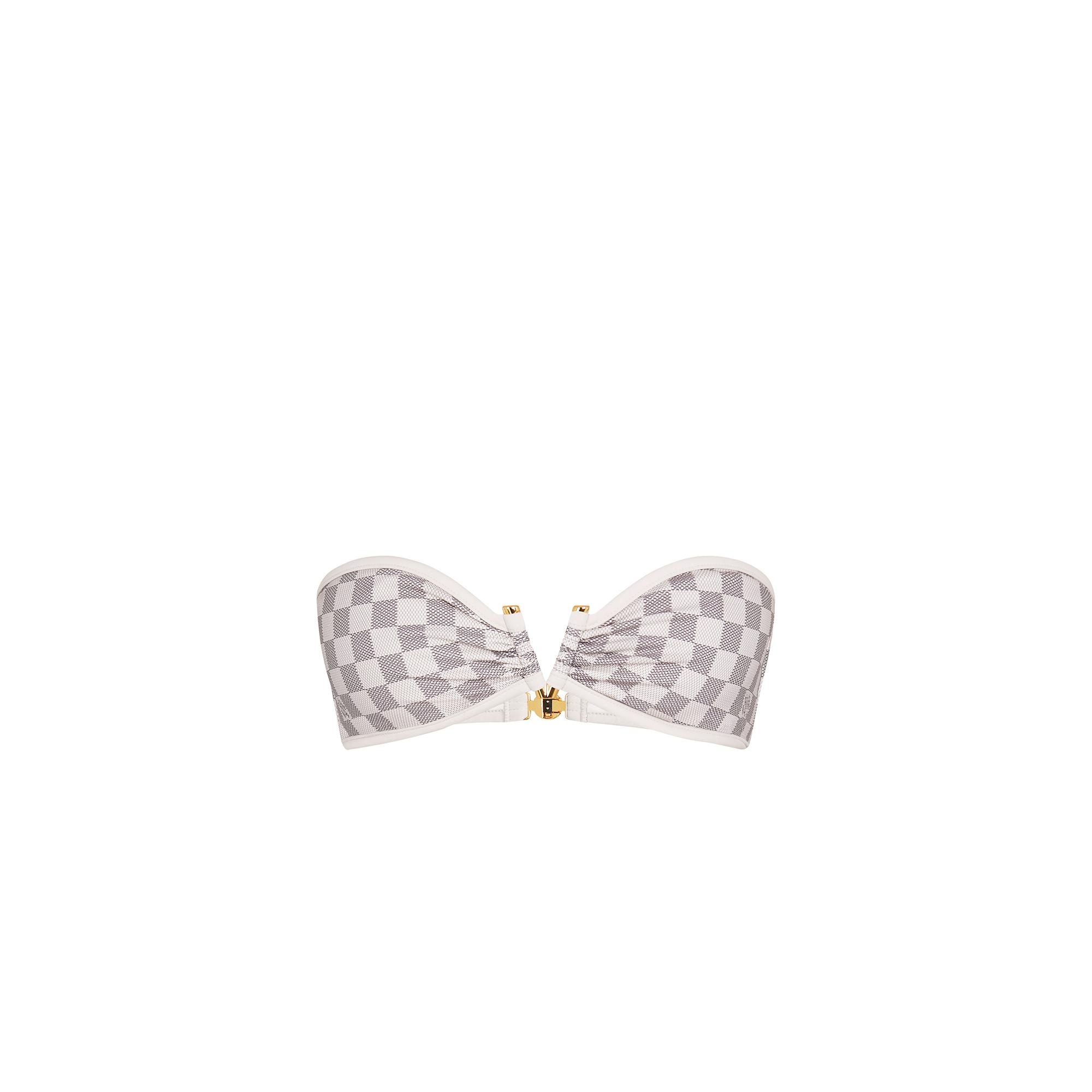 Damier Azur Strapless Bikini Top - 1