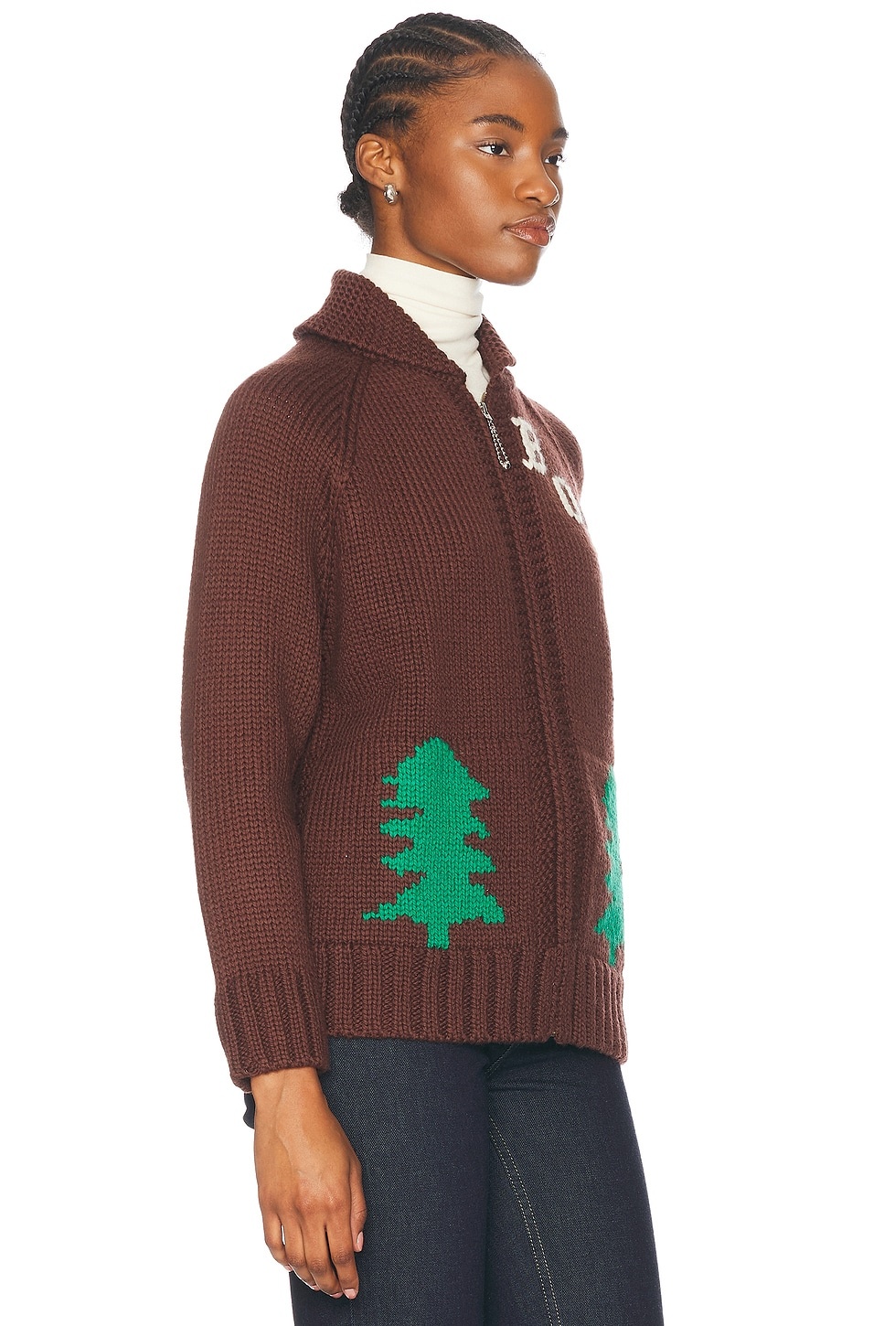 Fir Shawl Collar Cardigan - 2