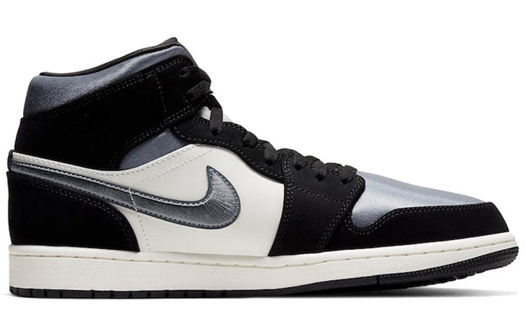 Air Jordan 1 Mid SE 'Satin Smoke Grey' 852542-011 - 2