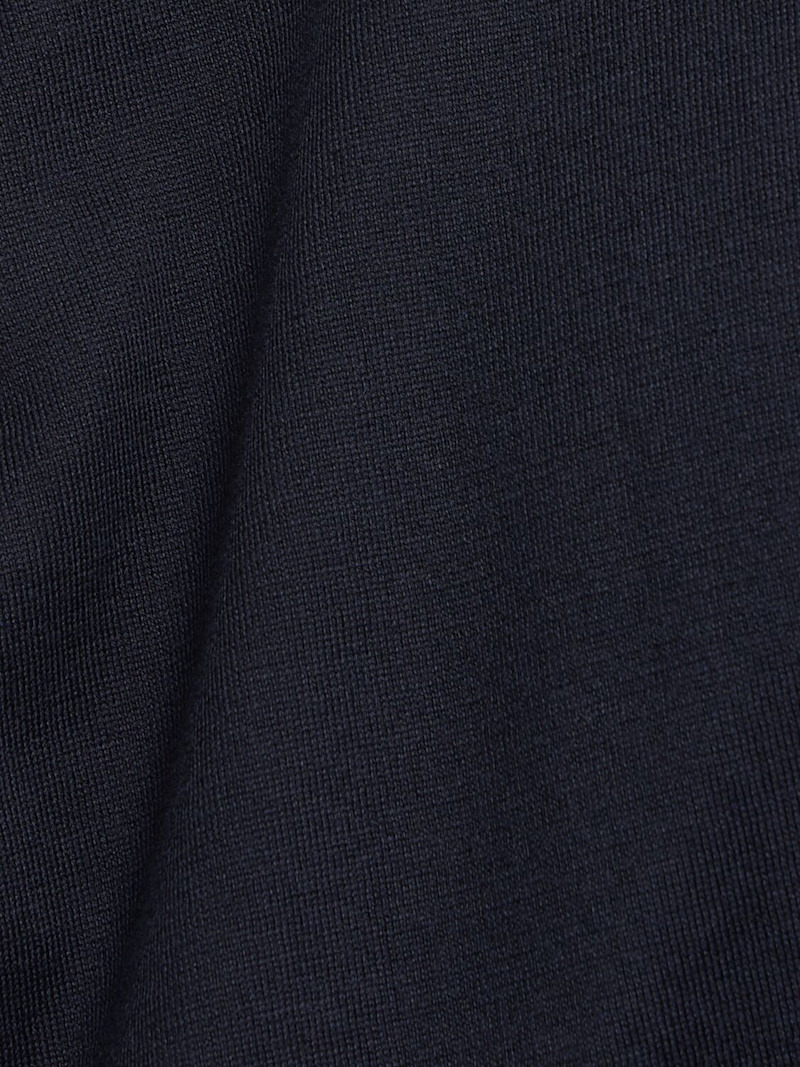 Pure cotton l/s crewneck knit sweater - 11
