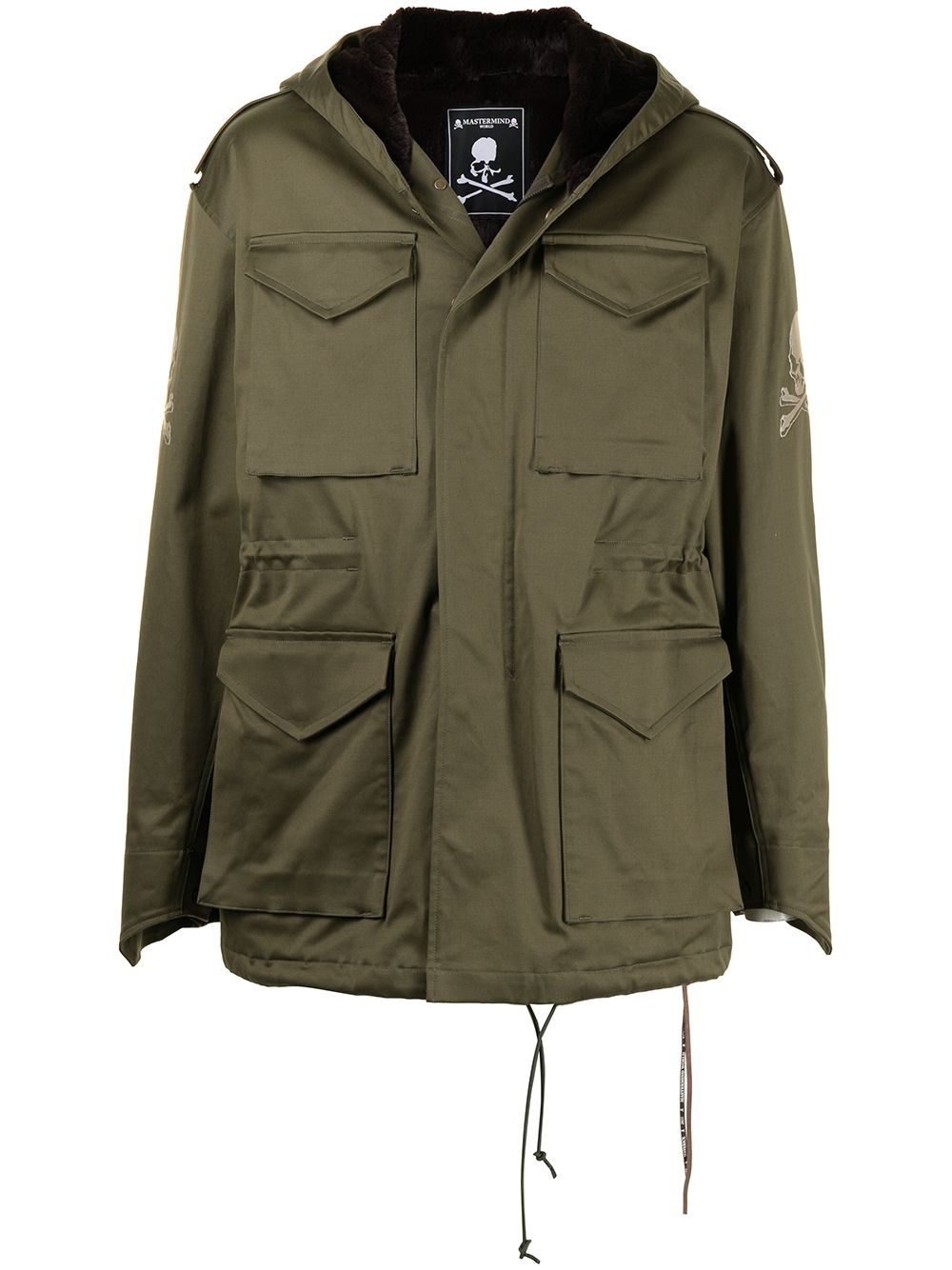 hooded concealed windbreaker - 1