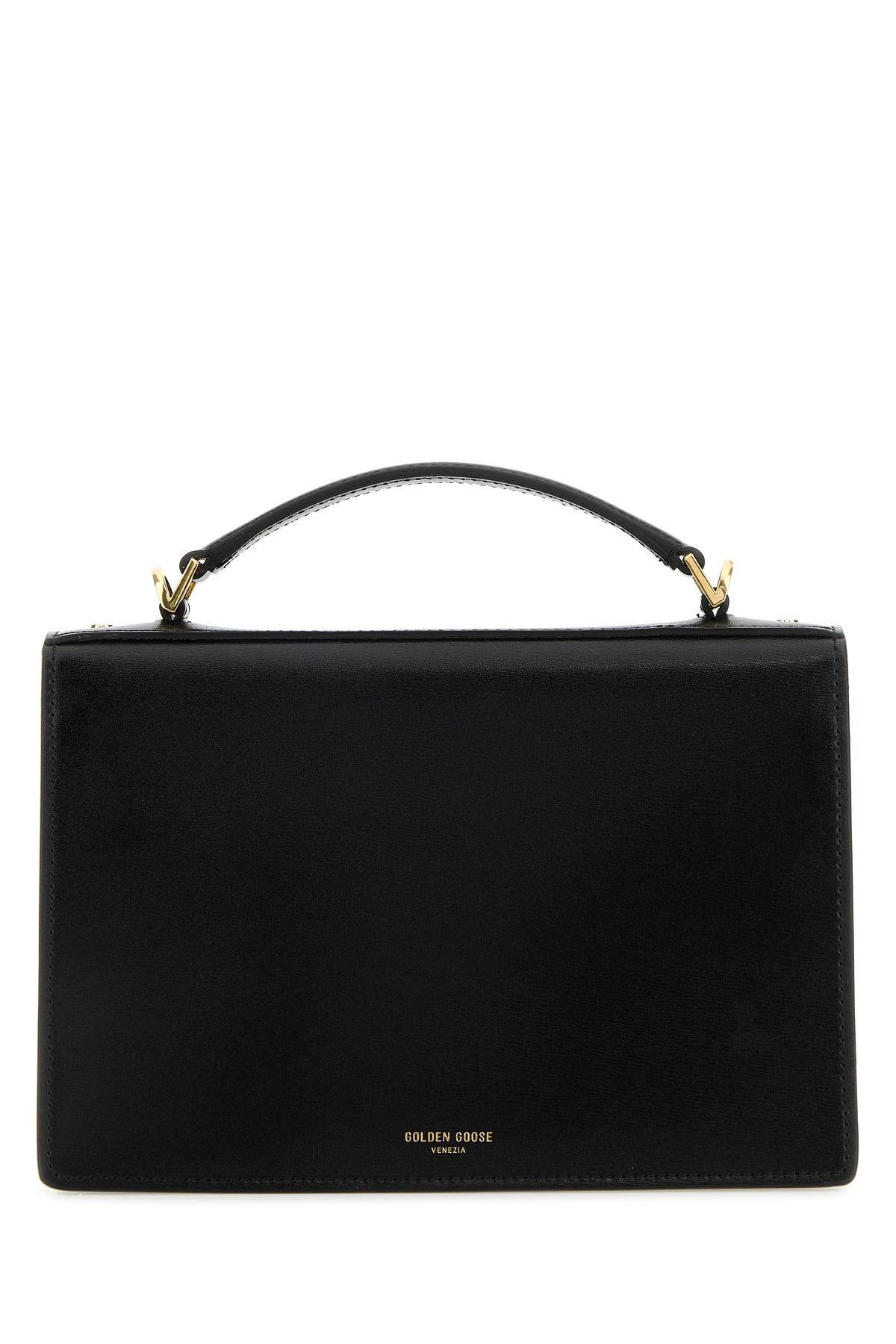 Black leather Venezia handbag - 3
