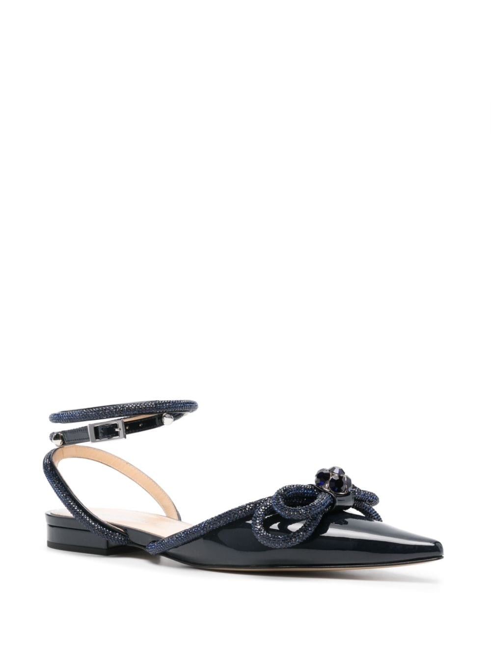 Double Bow ballerina shoes - 2