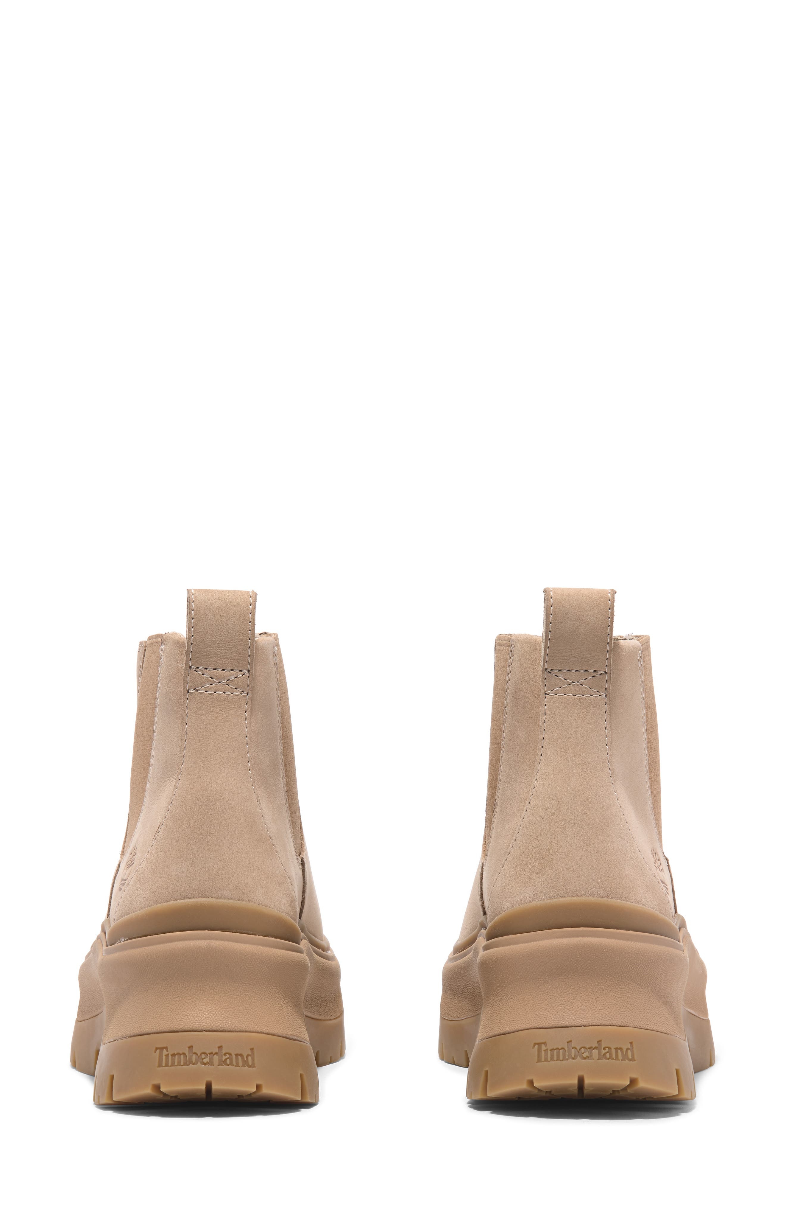 Timberland Roxie Lane Chelsea Boot in Light Beige Nubuck at Nordstrom - 5