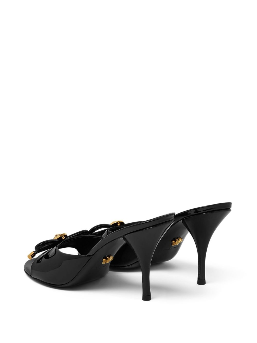Medusa bow-detail mules - 3
