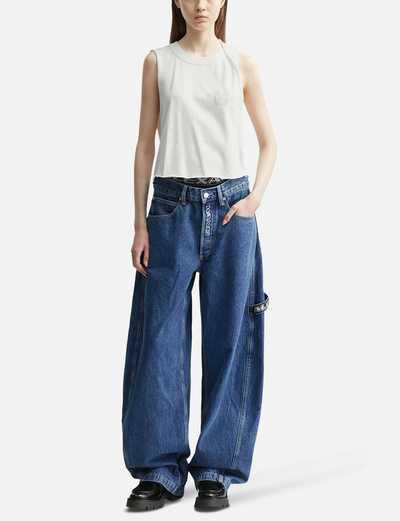 alexanderwang.t LOGO MUSCLE TANK outlook