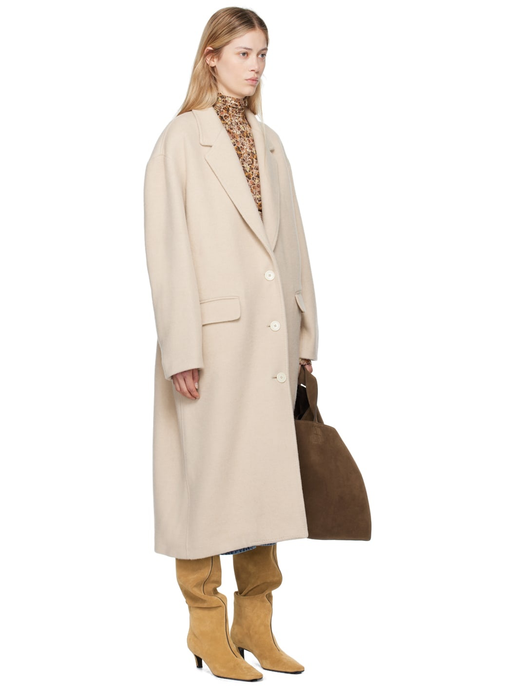 Beige Ezefia Coat - 2