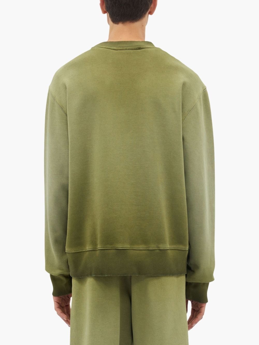 embroidered-logo cotton sweatshirt - 4