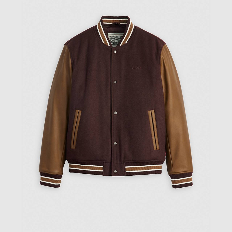 MIXED MEDIA VARSITY JACKET 1