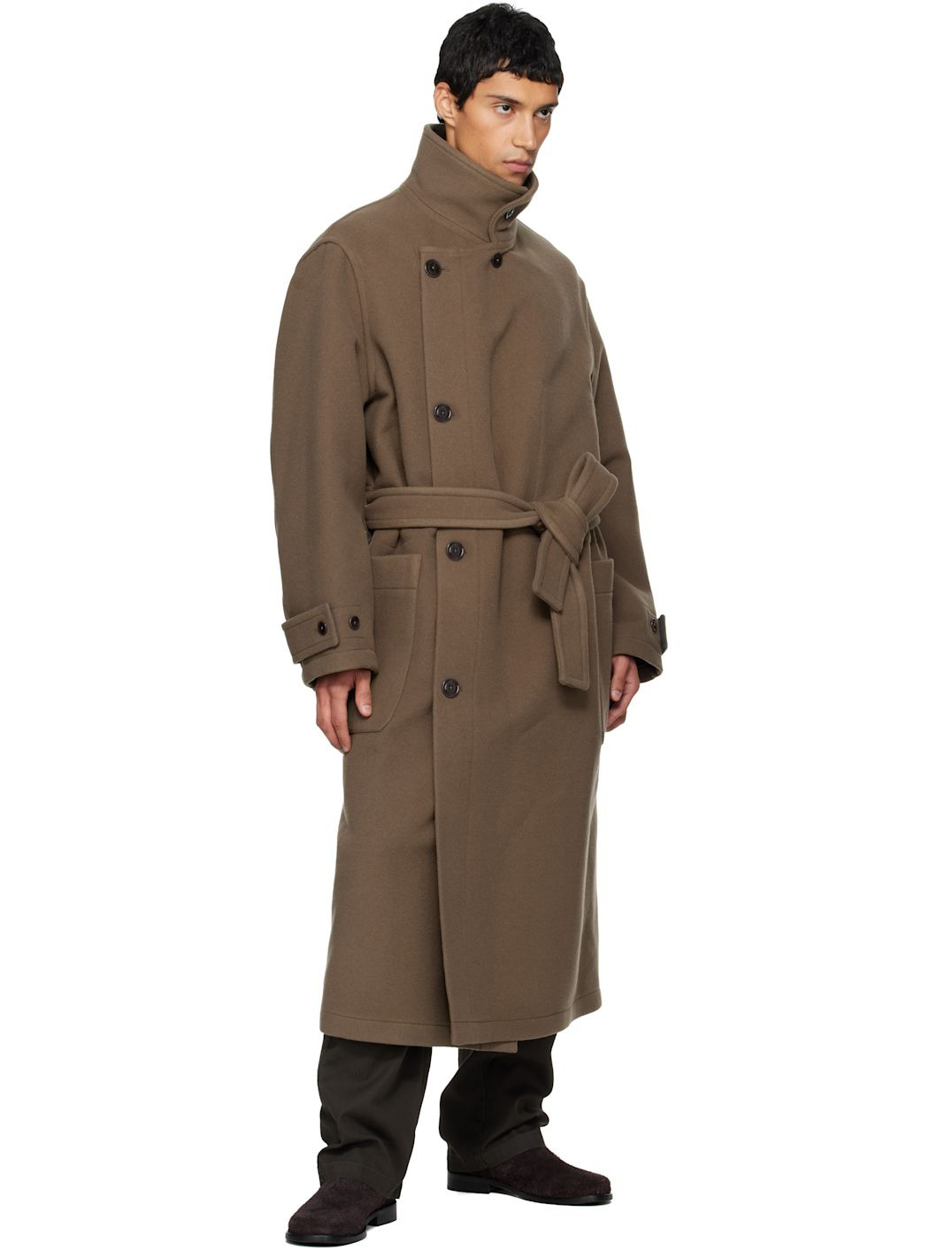 Lemaire WRAP COAT - CO1037 LF1116_BR500 | REVERSIBLE