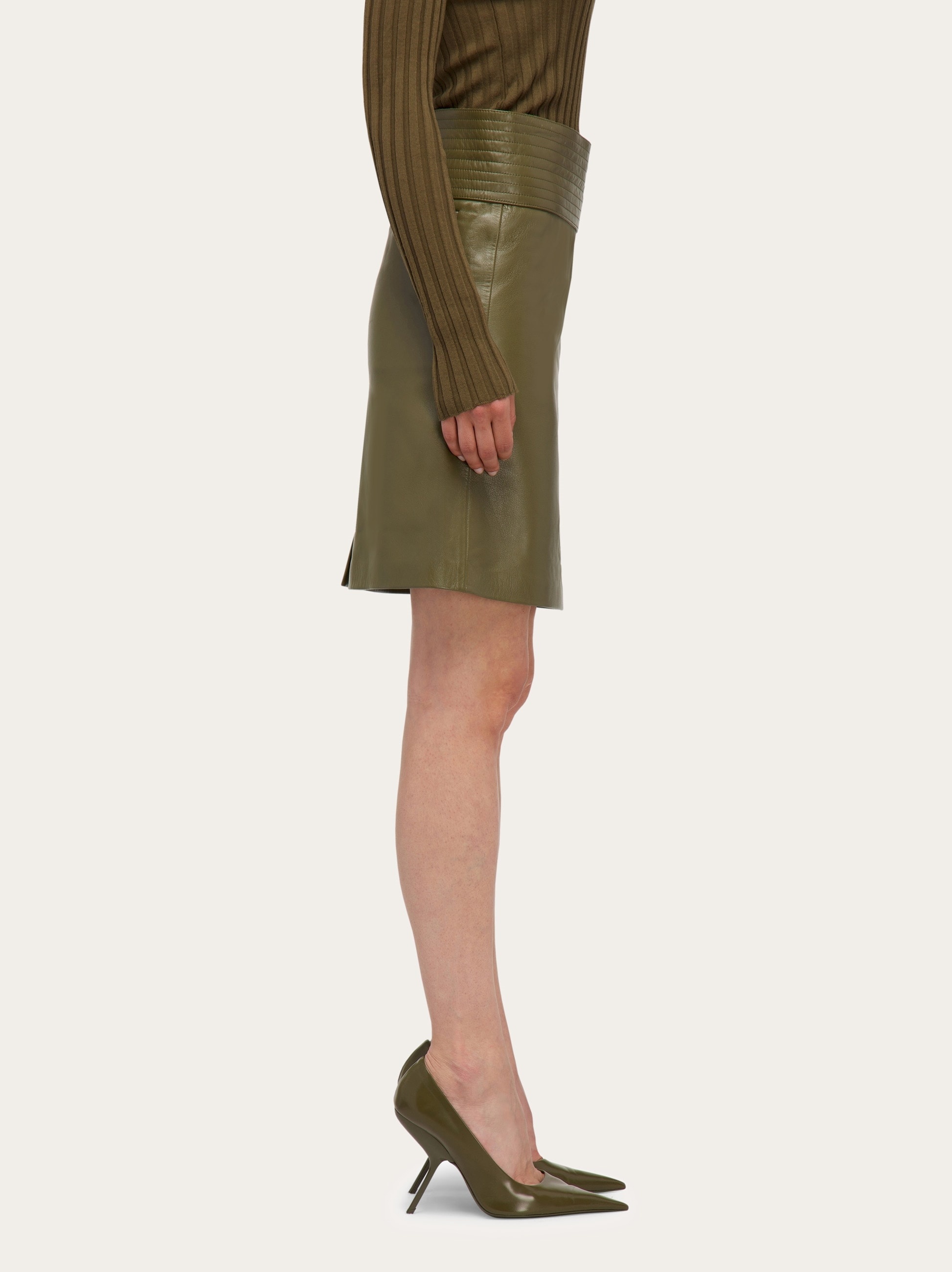 Nappa skirt - 3