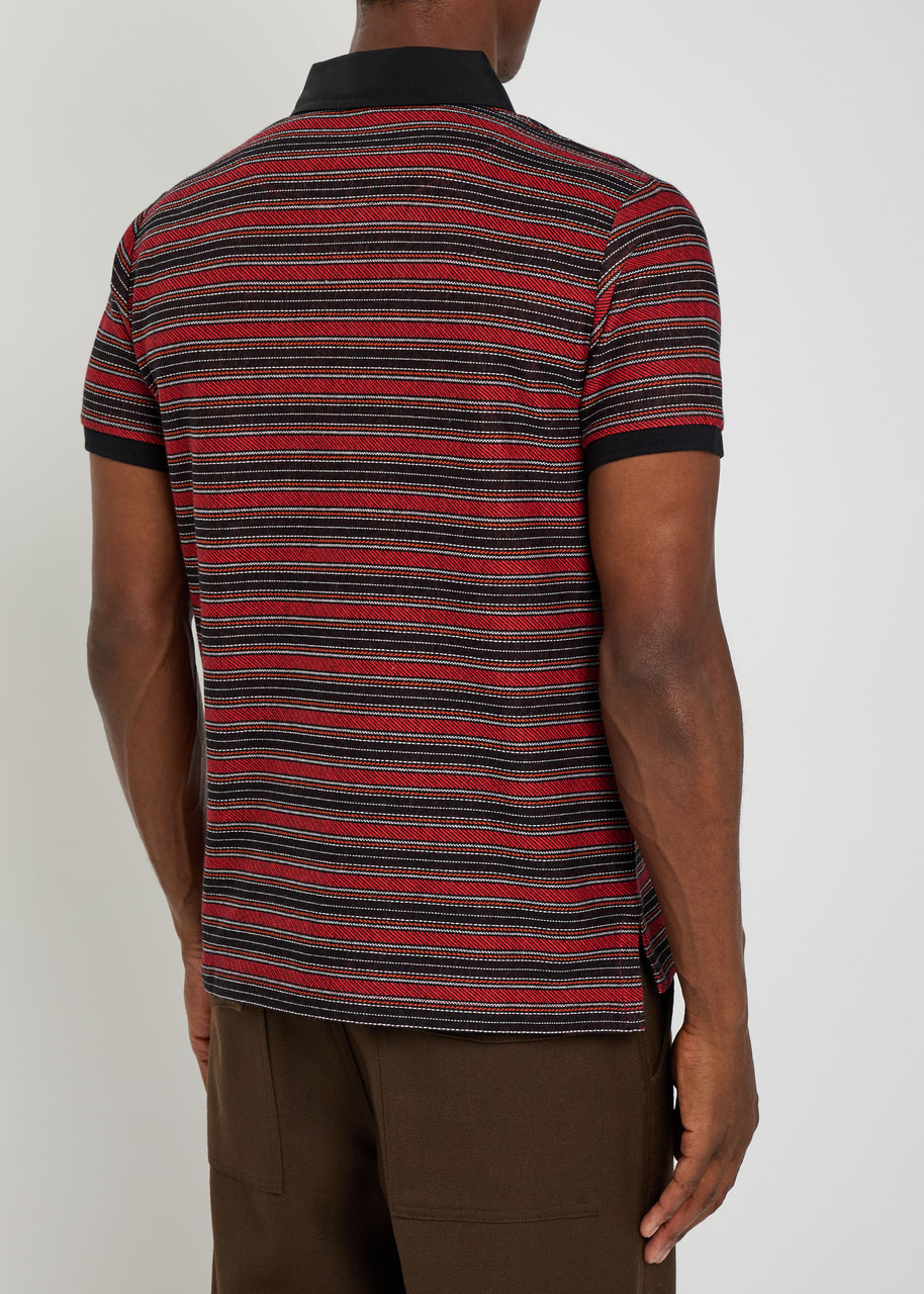 Vivienne Westwood Striped Logo Cotton Polo Shirt - 3