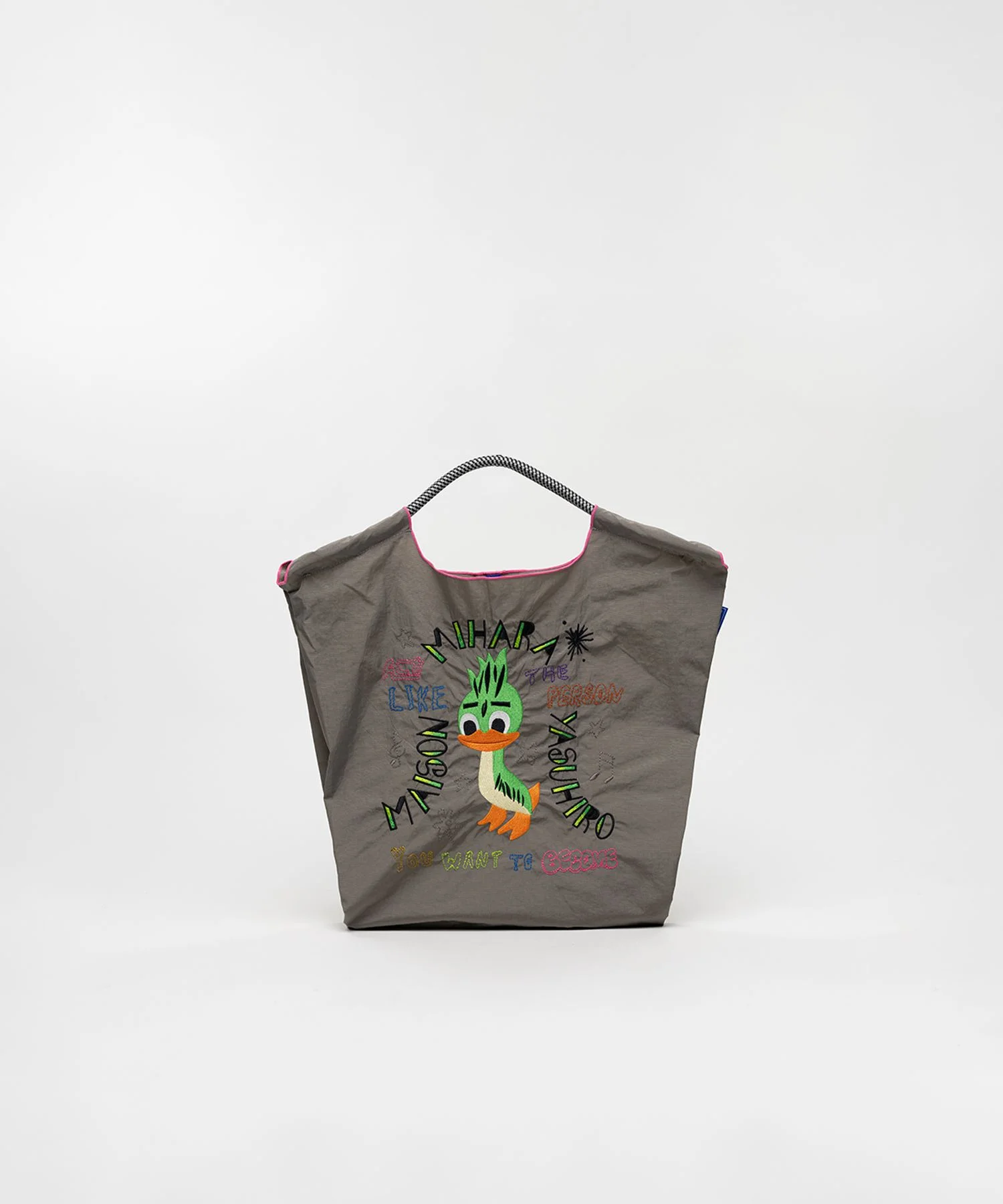 "Ball&Chain x MMY " LEON Embroidery Tote Bag Medium - 1