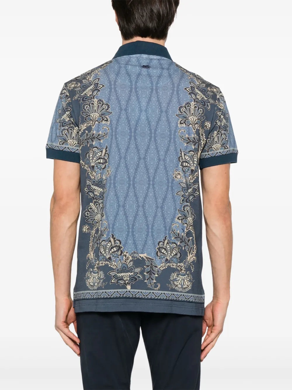 Etro Men Polo Shirt With Paisley Print - 2