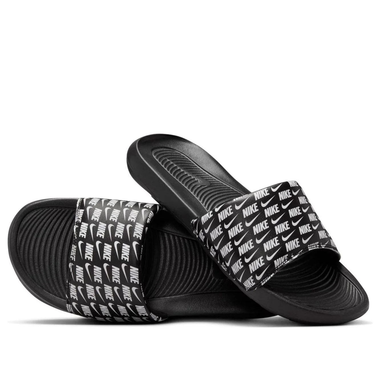 Nike Victori One Slide Print 'Repeat Logo - Black' CN9678-006 - 1