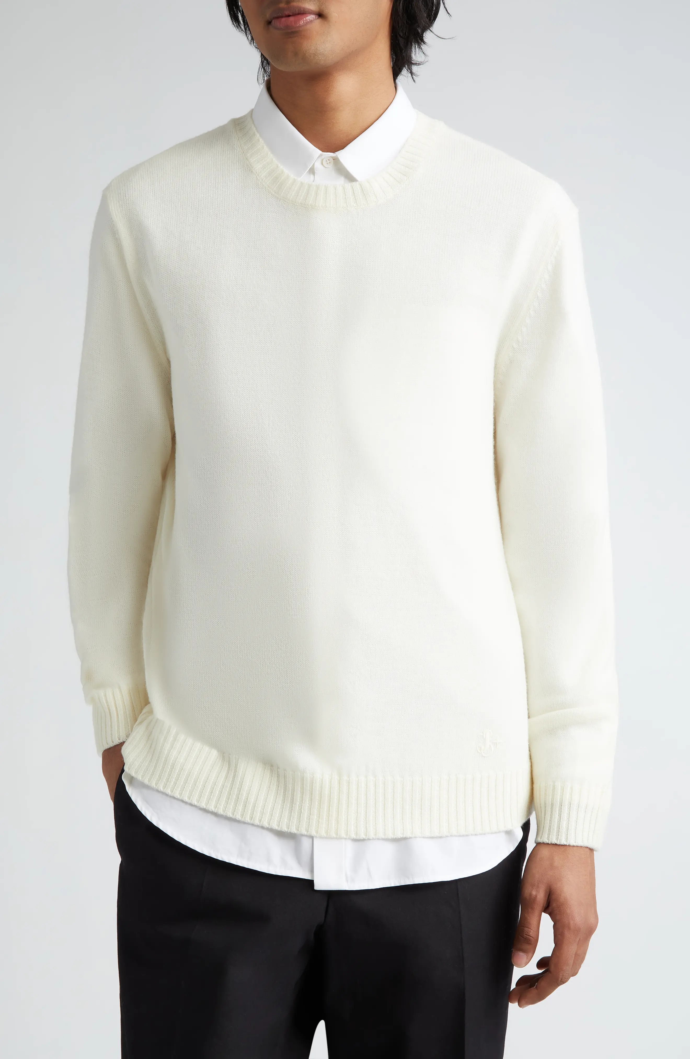 Wool Crewneck Sweater - 1