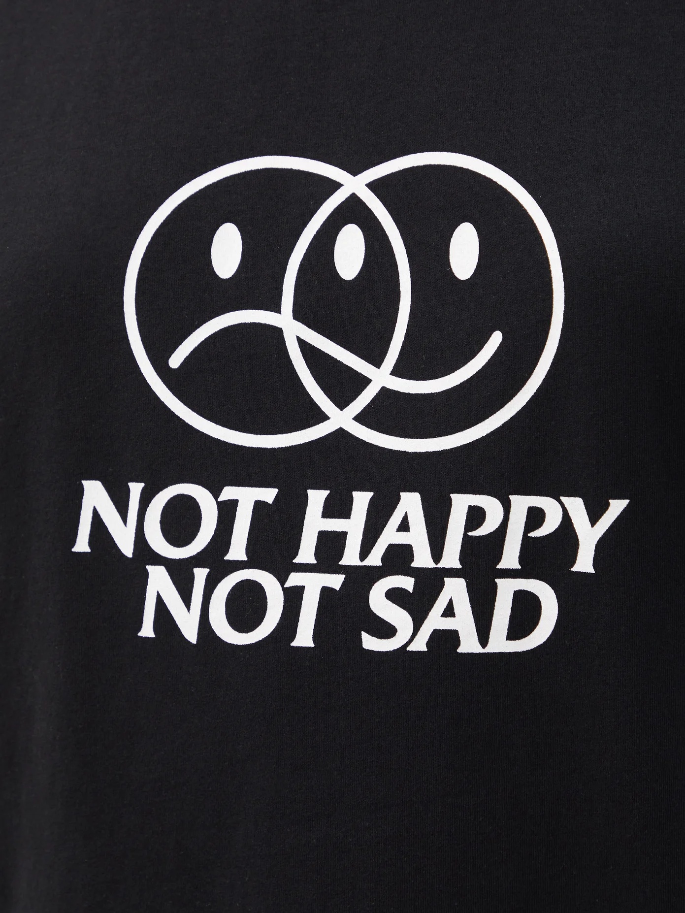 Not Happy Not Sad cotton-jersey T-shirt - 3